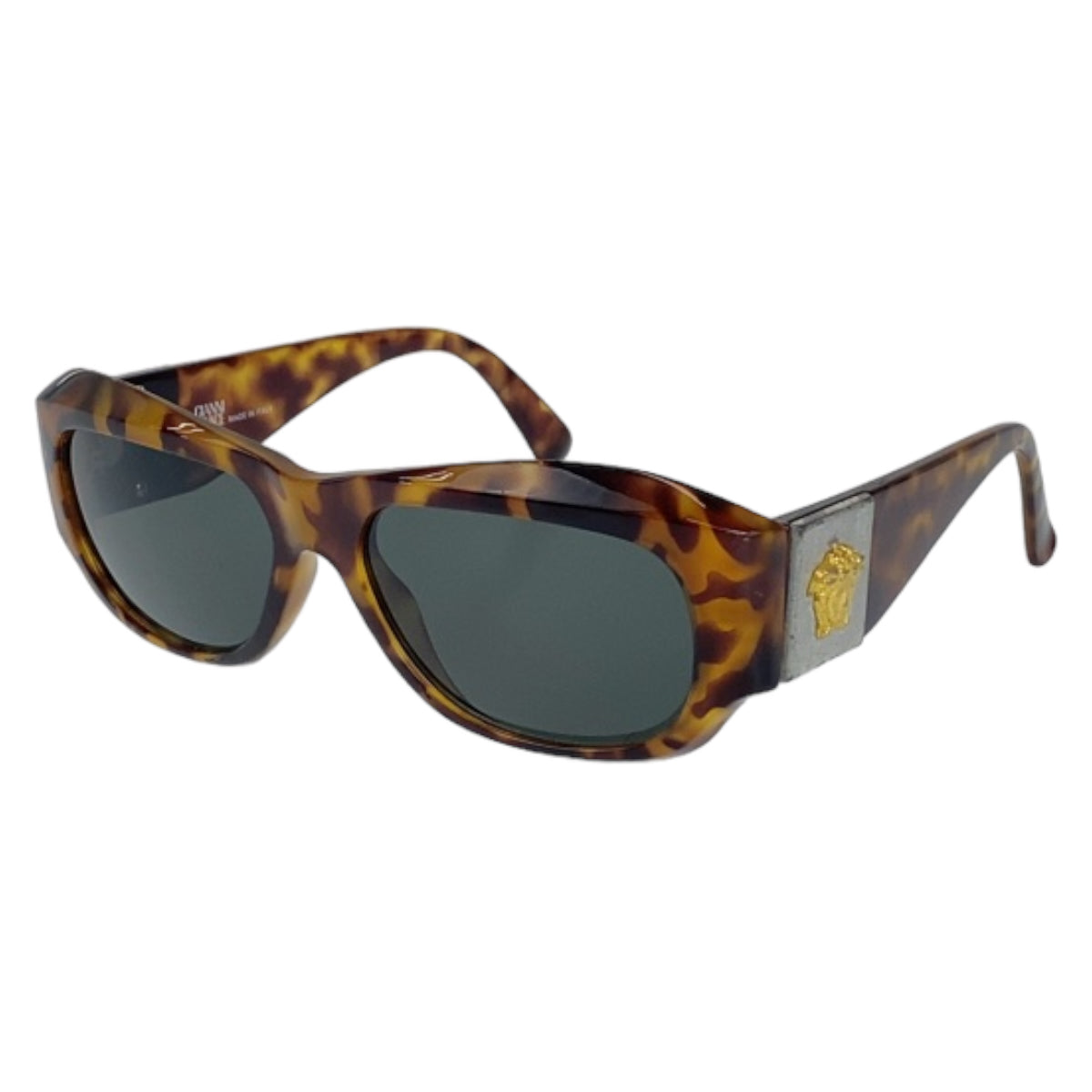 Versace Vintage Medusa Sunglasses Black Plastic