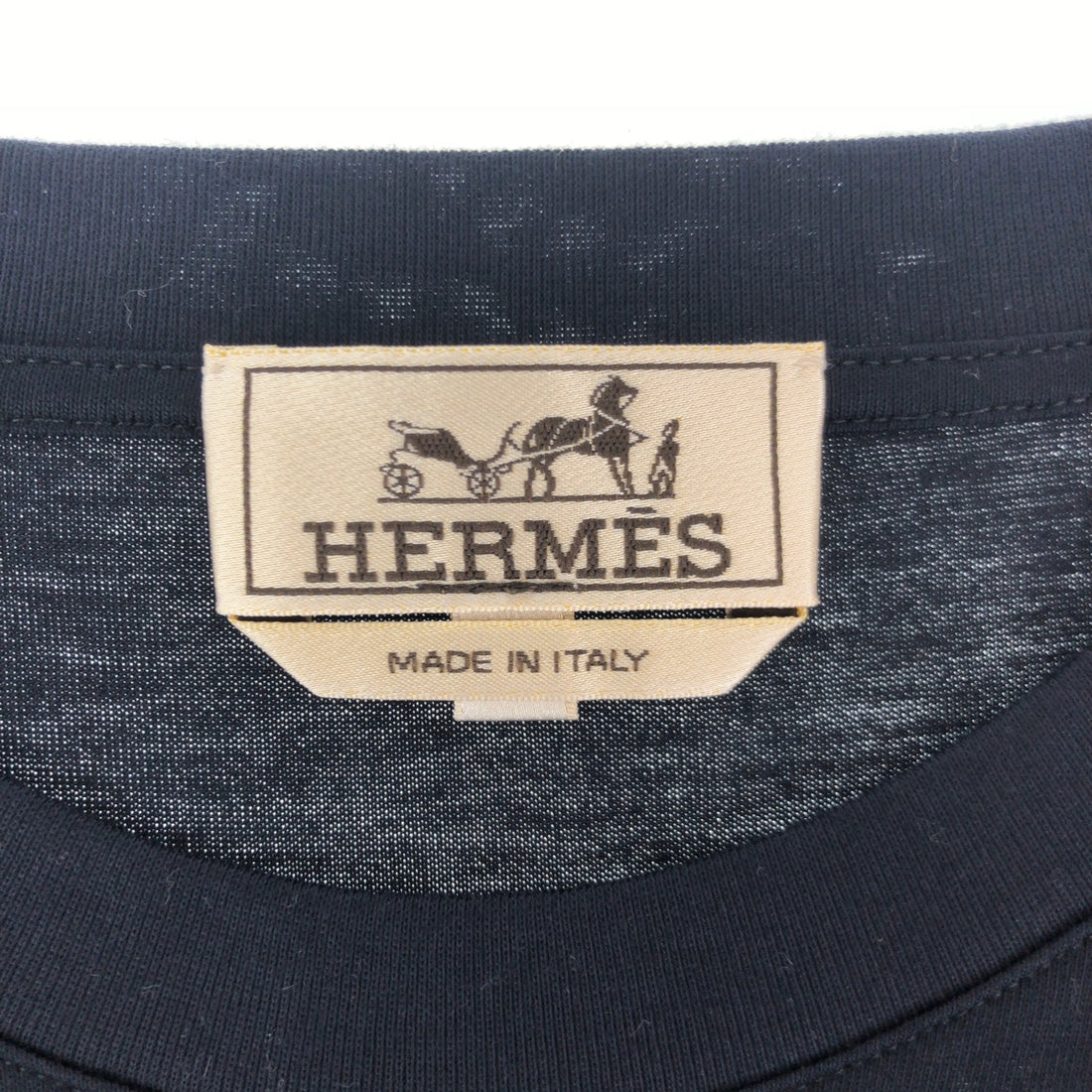 Hermes Cotton XL H Logo Embroidery T-Shirt in Pristine Condition