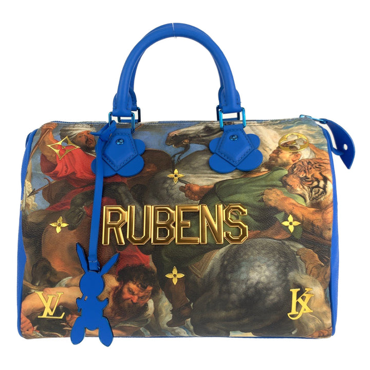 Louis Vuitton Speedy 30 Rubens Jeff Koons Handbag