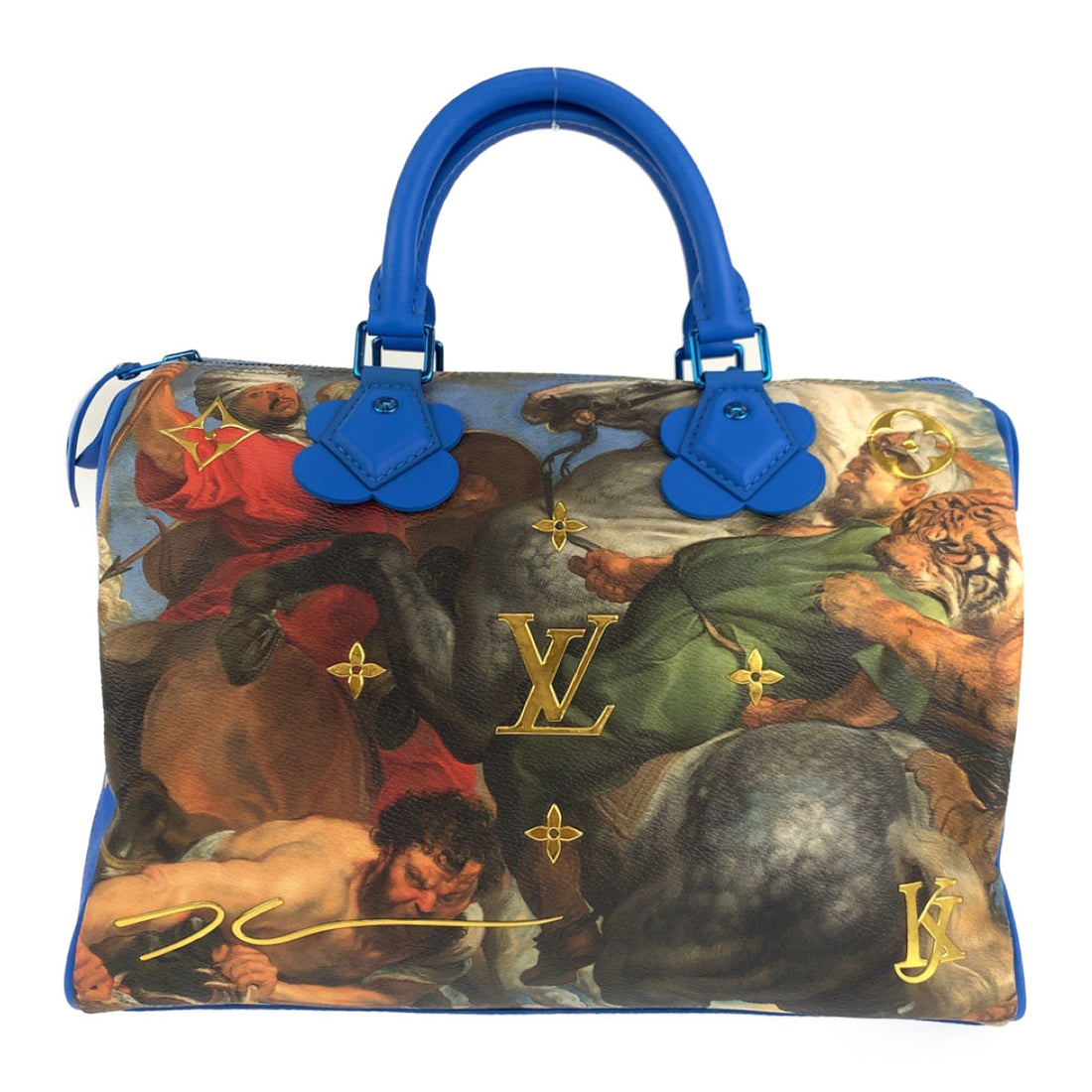 Louis Vuitton Speedy 30 Rubens Jeff Koons Handbag in Pristine Condition