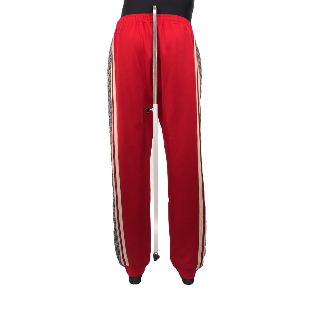 Gucci Technical Jersey Pants Polyester/Cotton L Red in Very Good Condition