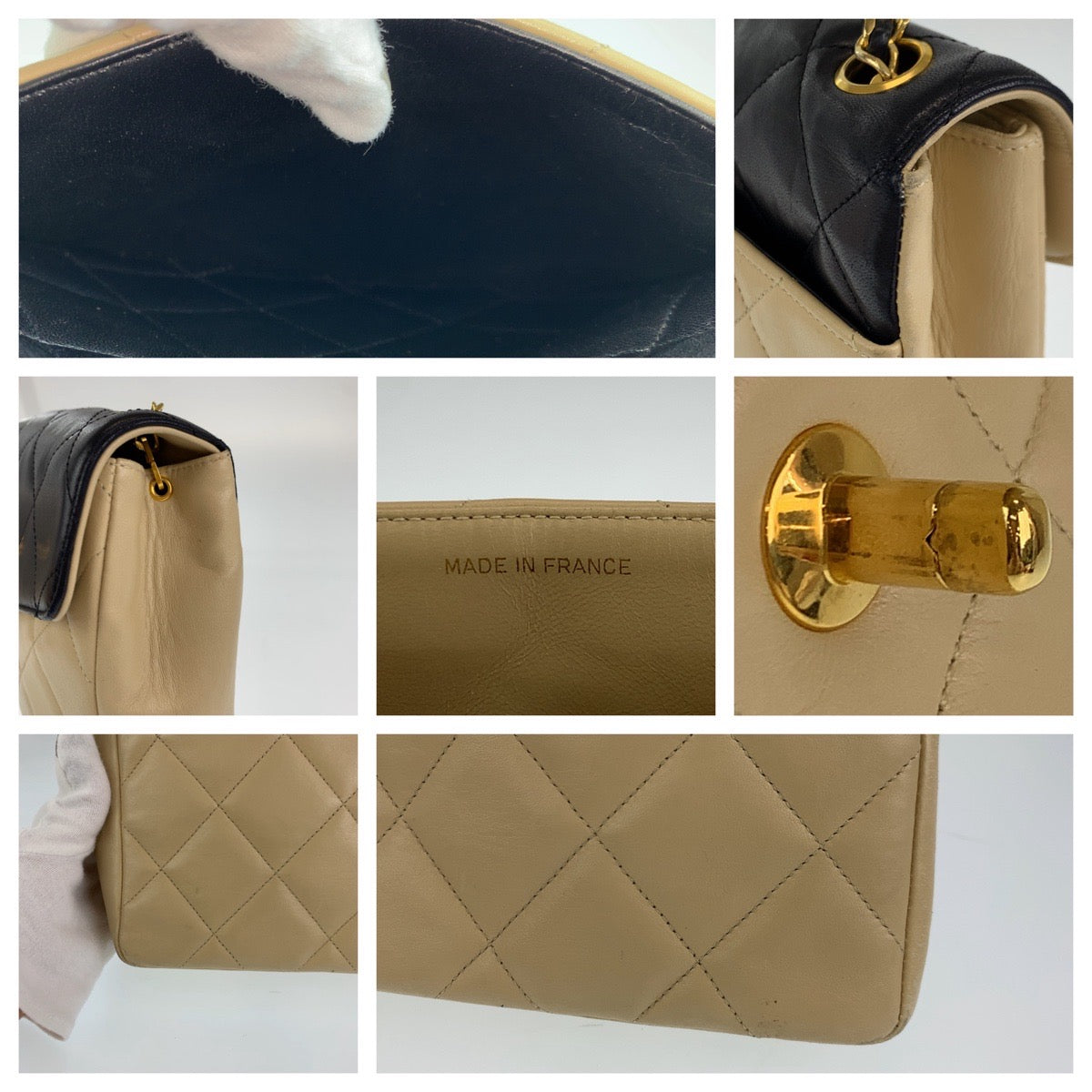 Chanel Vintage Matelasse Lambskin Shoulder Bag