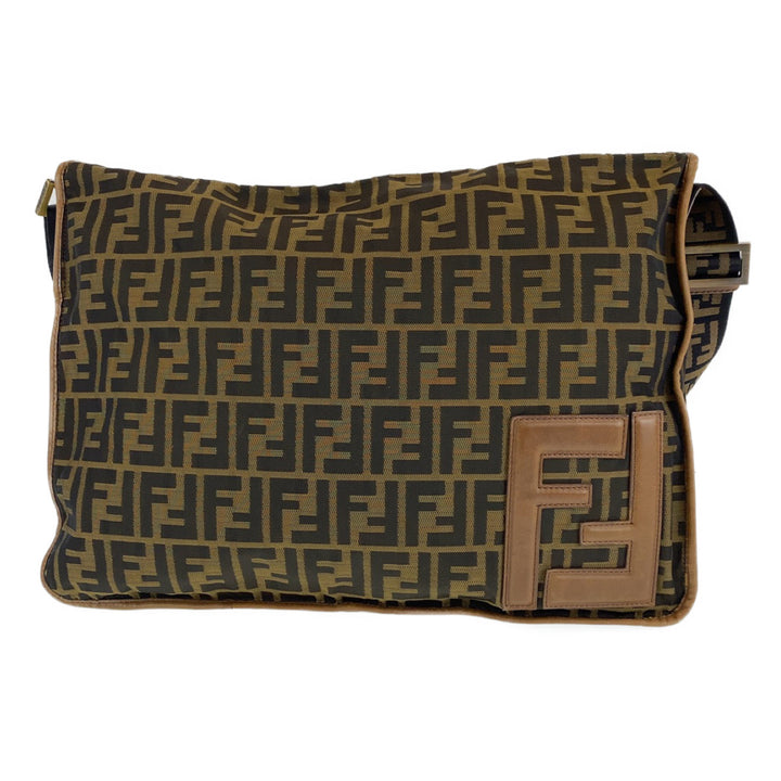 Fendi Nylon Big FF Logo Messenger Bag in Very Good Condition