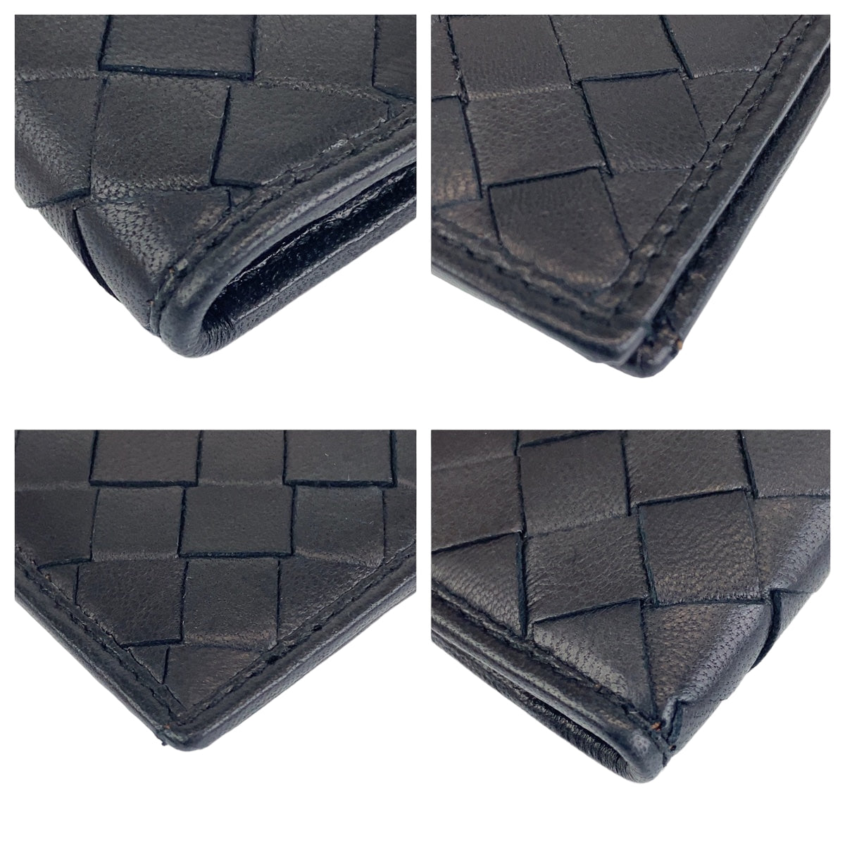 Bottega Veneta Intrecciato Leather Long Wallet 403731 in Very Good Condition