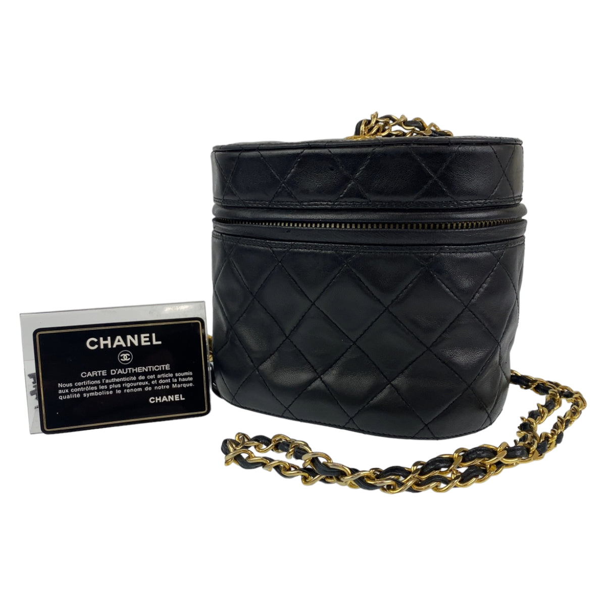 Chanel Vintage Lambskin Fringe Crossbody Bag in Very Good Condition