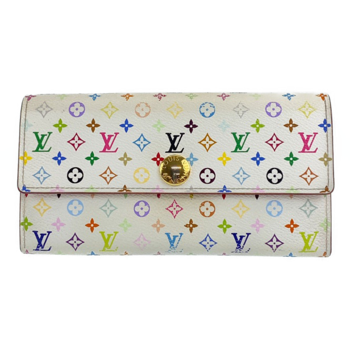 Louis Vuitton Monogram Multicolor Long Wallet M93744