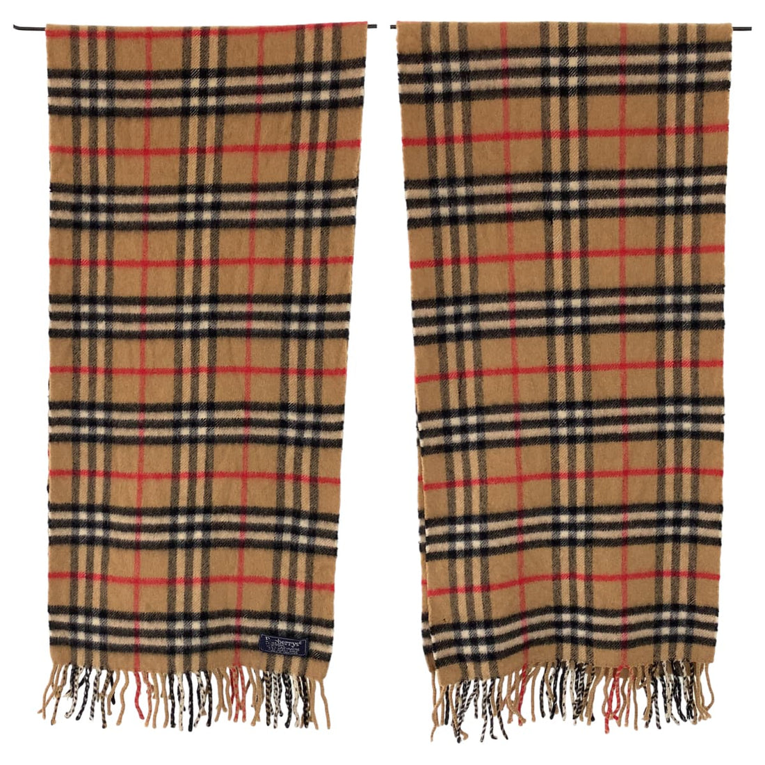 Burberry Cashmere Nova Check Scarf in Very Good Condition