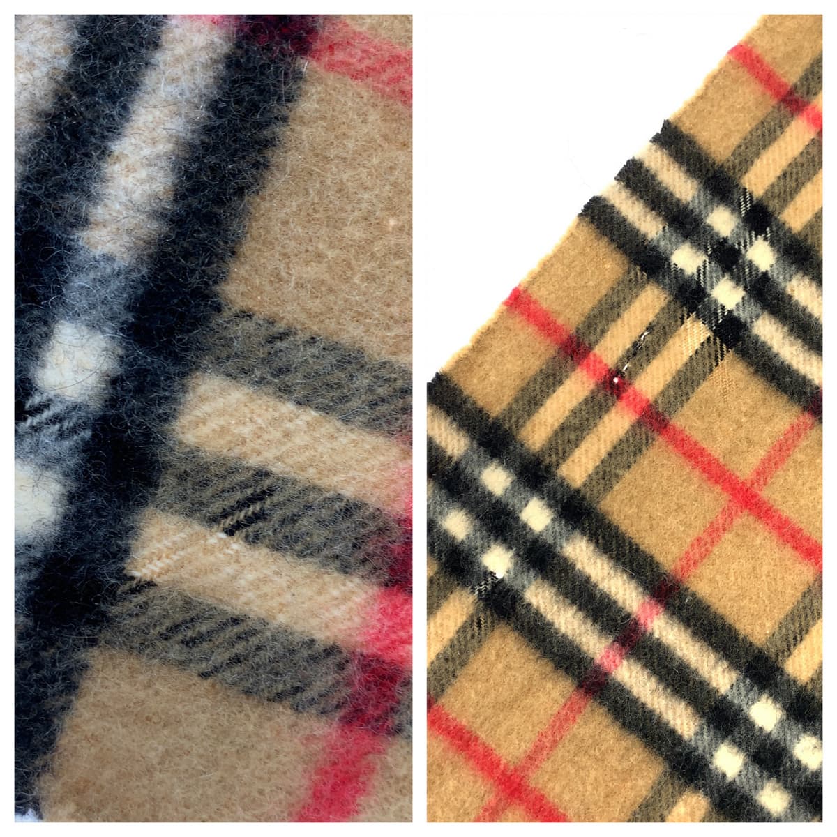 Burberry Cashmere Nova Check Scarf in Very Good Condition