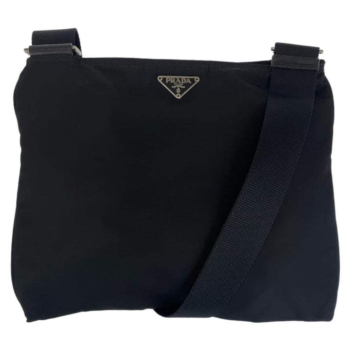 Prada Nylon Tessuto Triangle Logo Crossbody Bag