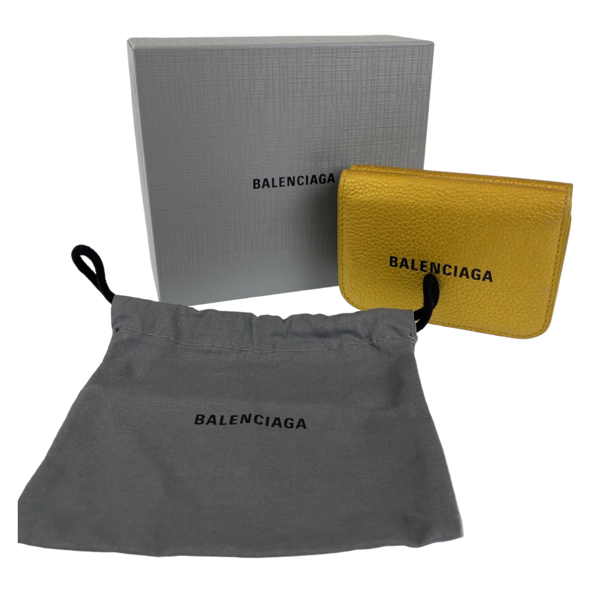 Balenciaga Leather Everyday Cash Mini Wallet in Very Good Condition