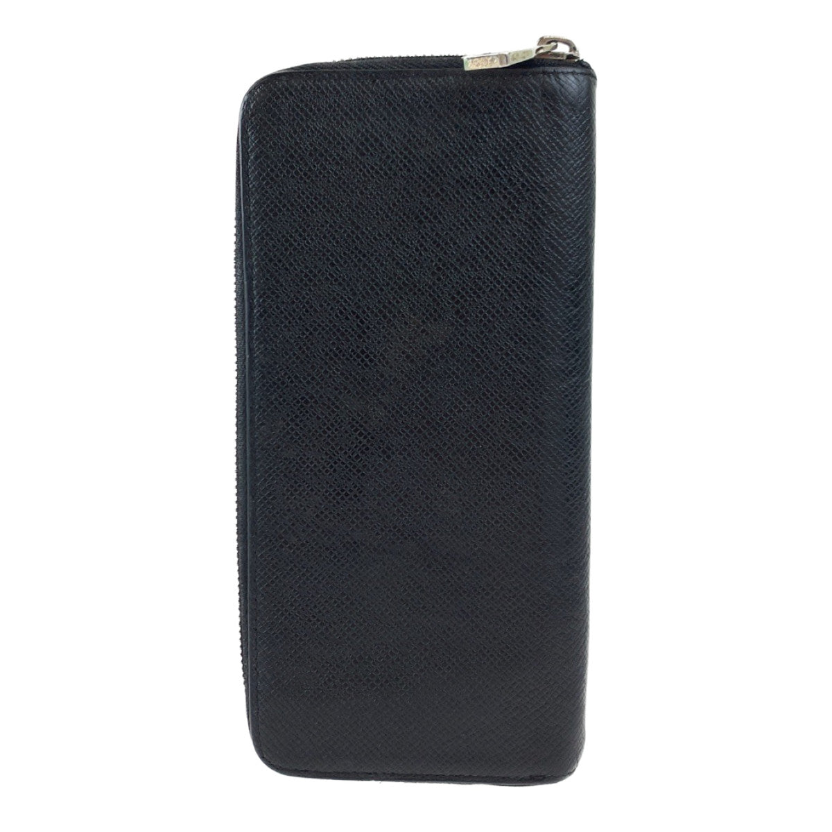 Louis Vuitton Taiga Zippy Wallet Vertical Black Leather