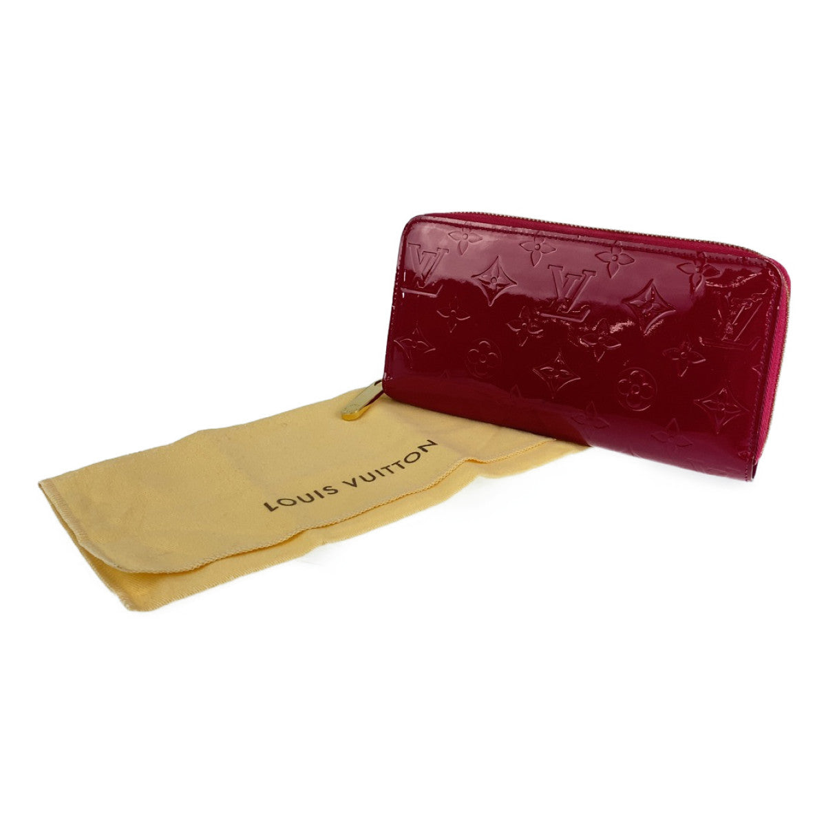 Louis Vuitton Vernis Zippy Wallet M91597 in Very Good Condition