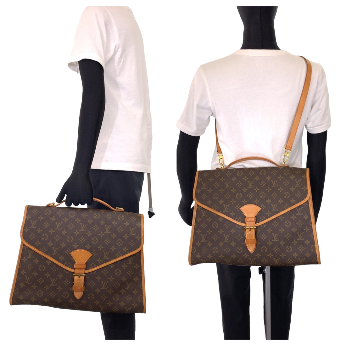 Louis Vuitton Beverly MM Monogram Brown 2way Bag