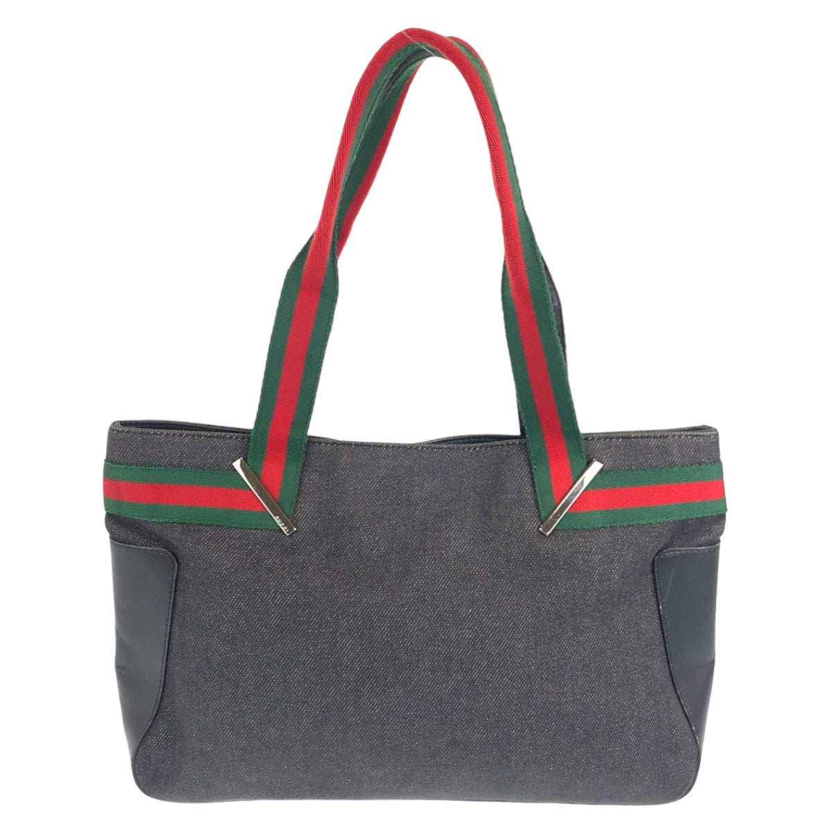 Gucci Canvas/Leather Handbag Tote 73983 in Very Good Condition