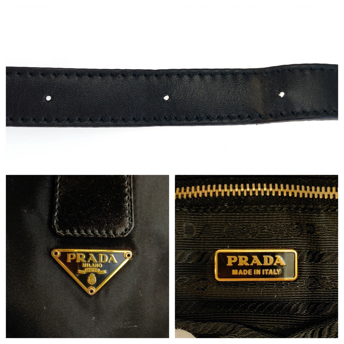 Prada Nylon Tessuto Shoulder Messenger Bag 404137 in Very Good Condition