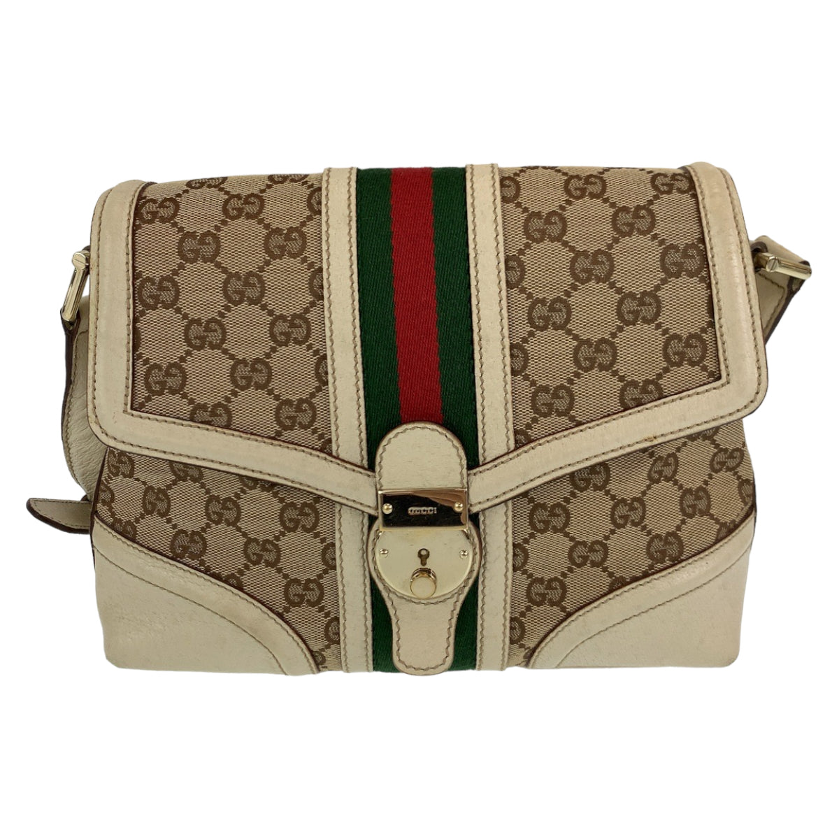 Gucci GG Canvas Shoulder Bag 404205 in Very Good Condition