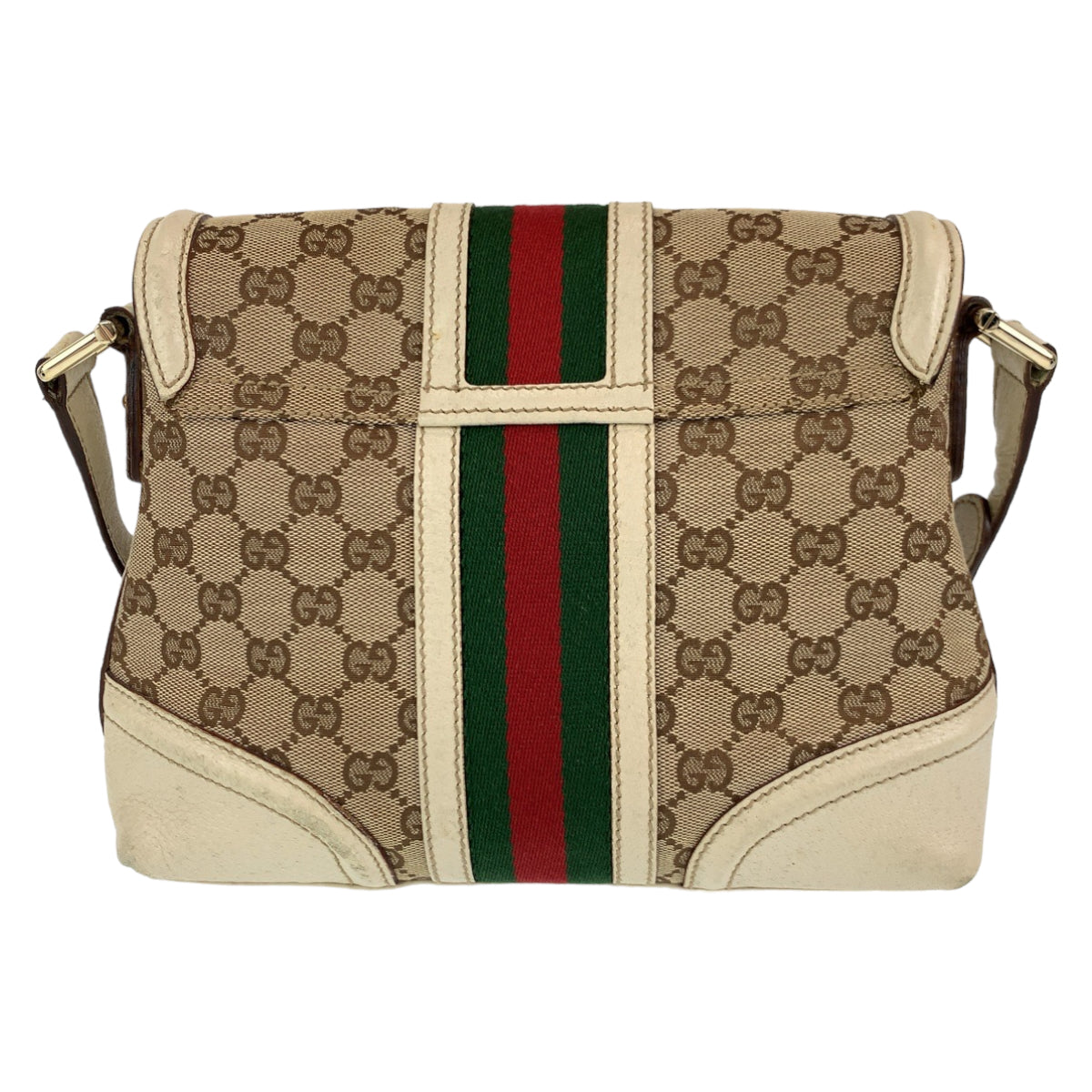 Gucci GG Canvas Shoulder Bag 404205 in Very Good Condition