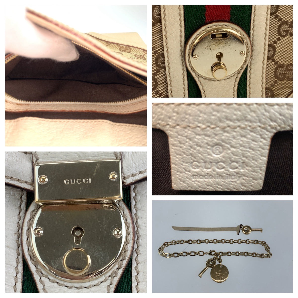 Gucci GG Canvas Shoulder Bag 404205 in Very Good Condition