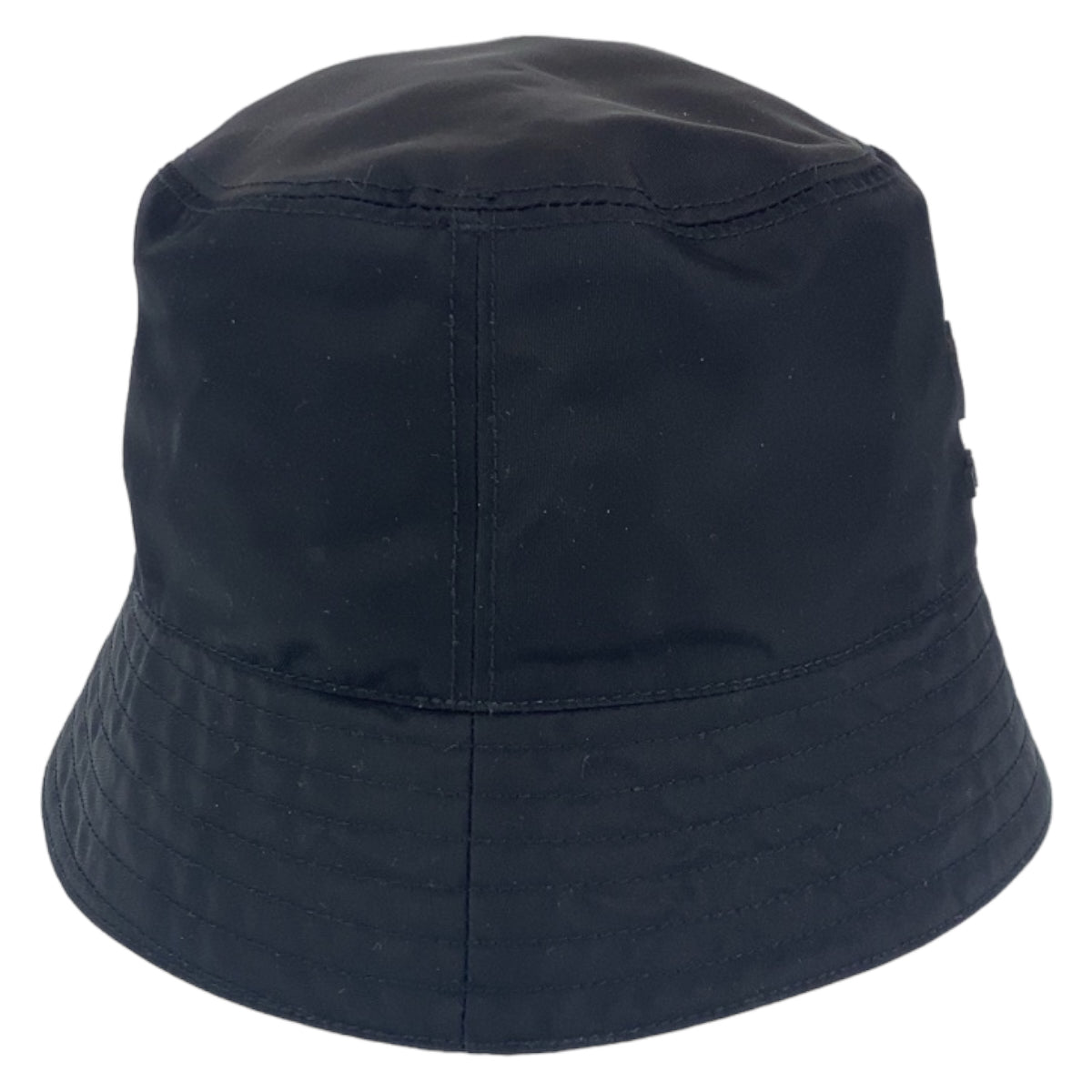 Prada Nylon Bucket Hat Black Unisex Size S in Excellent Condition