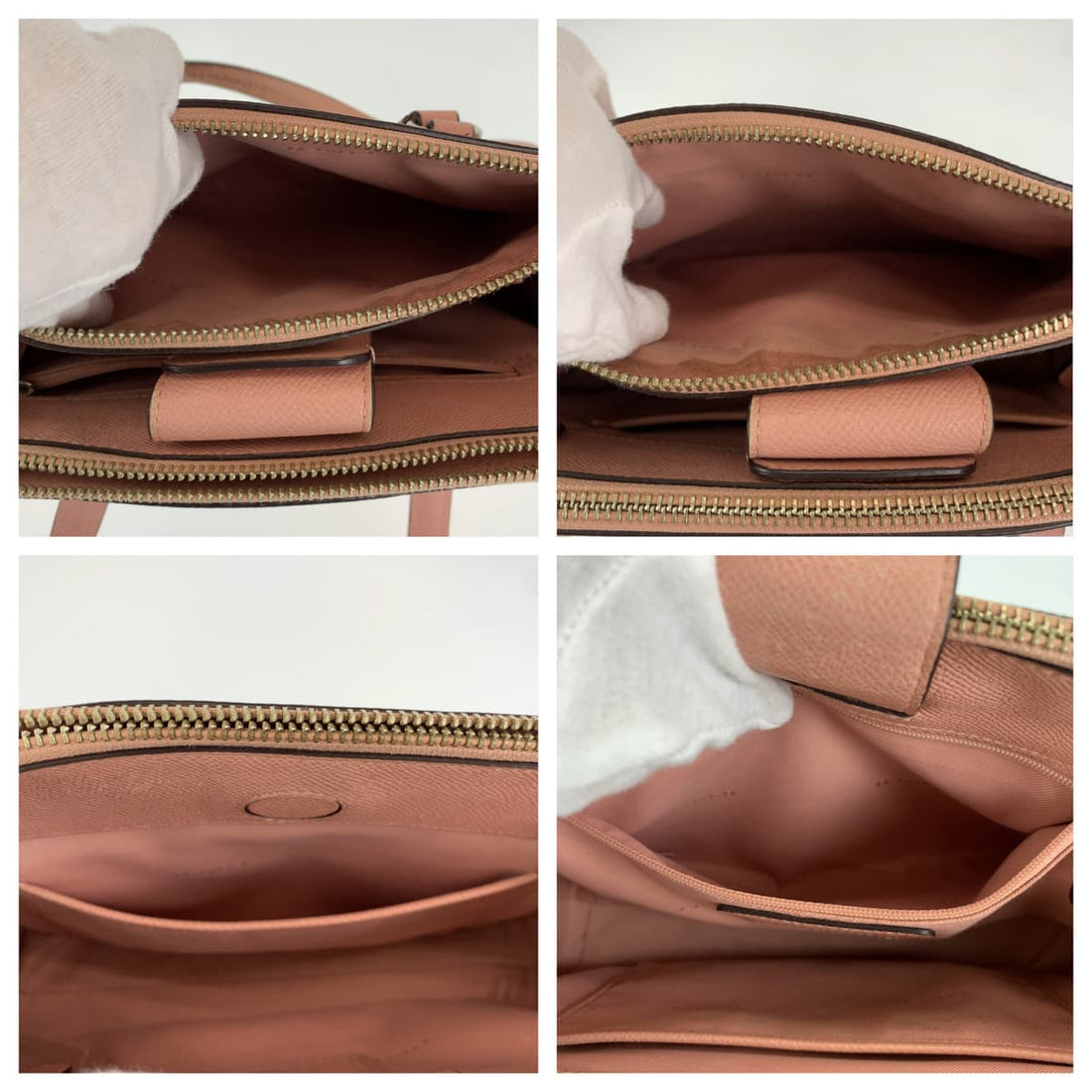 Coach Pink Leather Handbag 404439