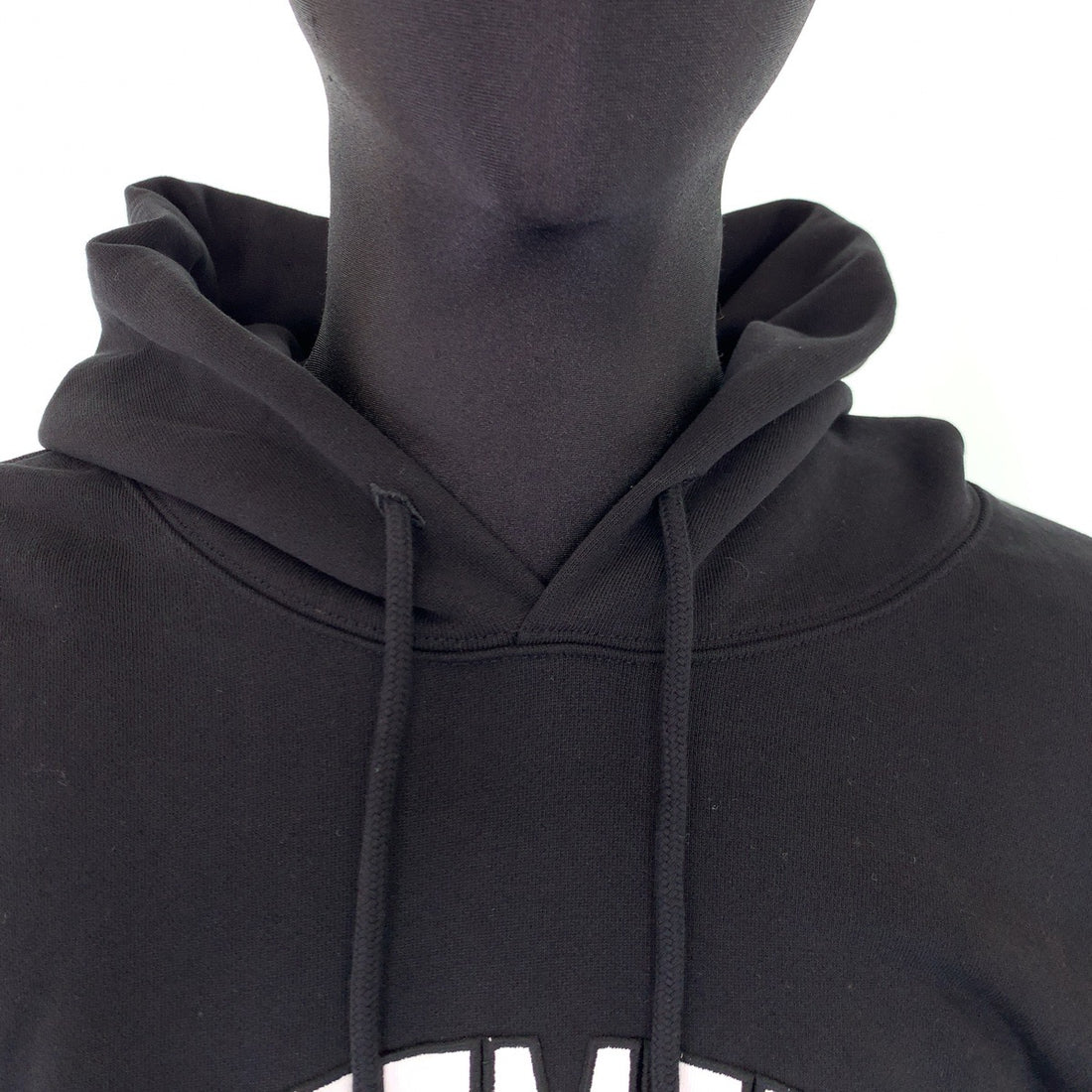 VETEMENTS Solidarity Embroidered Hoodie Black L in Great Condition