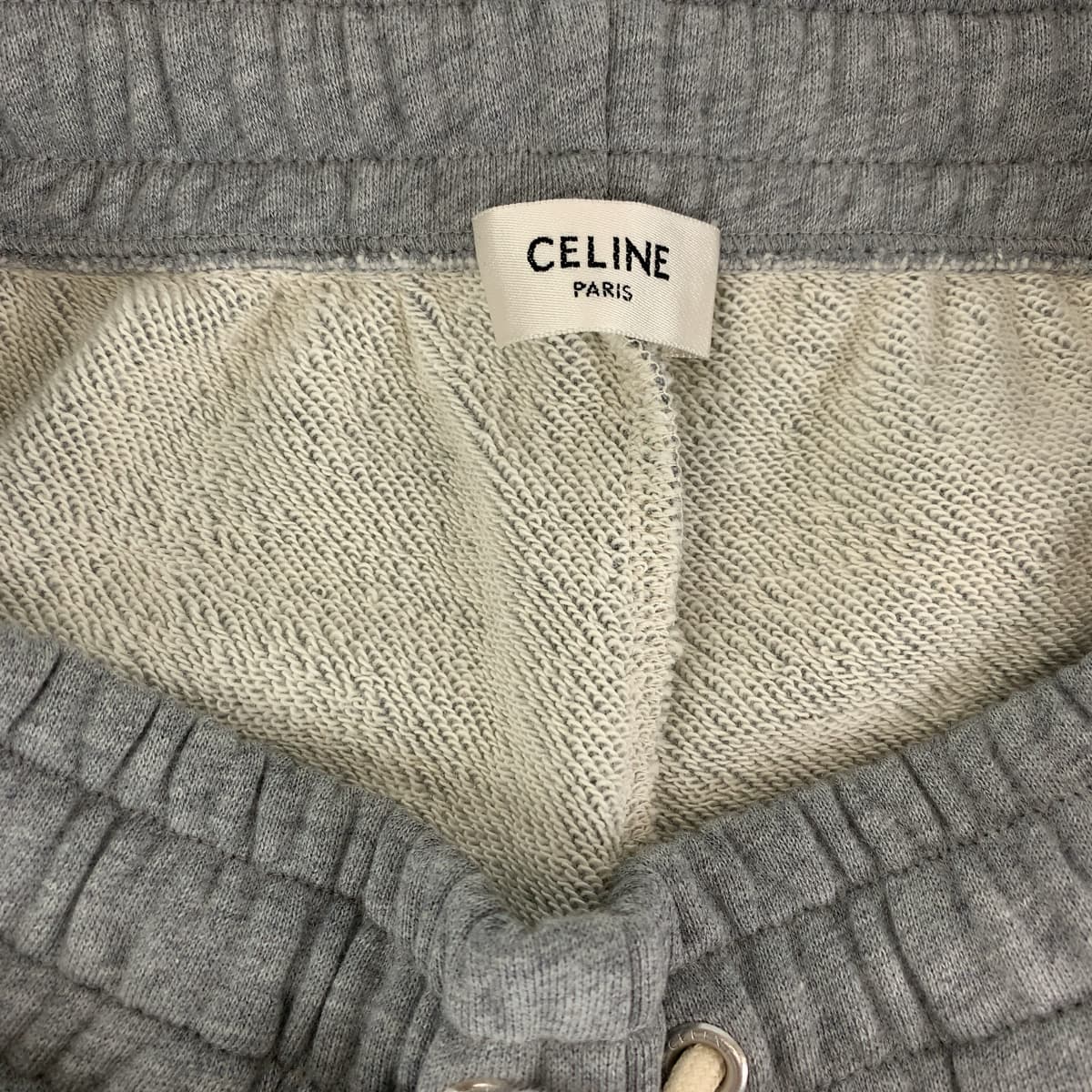 Celine Cotton Logo Jogger Pants S