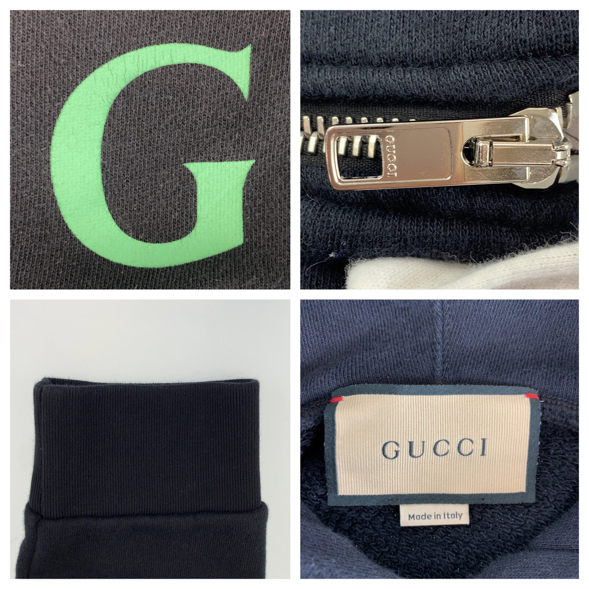 Gucci Lipstick Print Logo Cotton Sweatshirt M 743404XJFIX in Great Condition