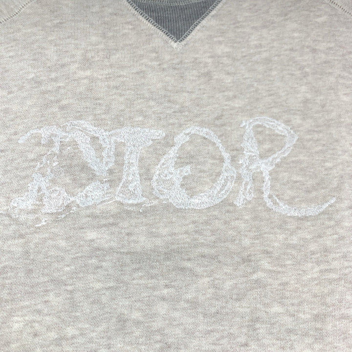 Dior Cotton XS Logo Embroidery Sweatshirt in Great Condition