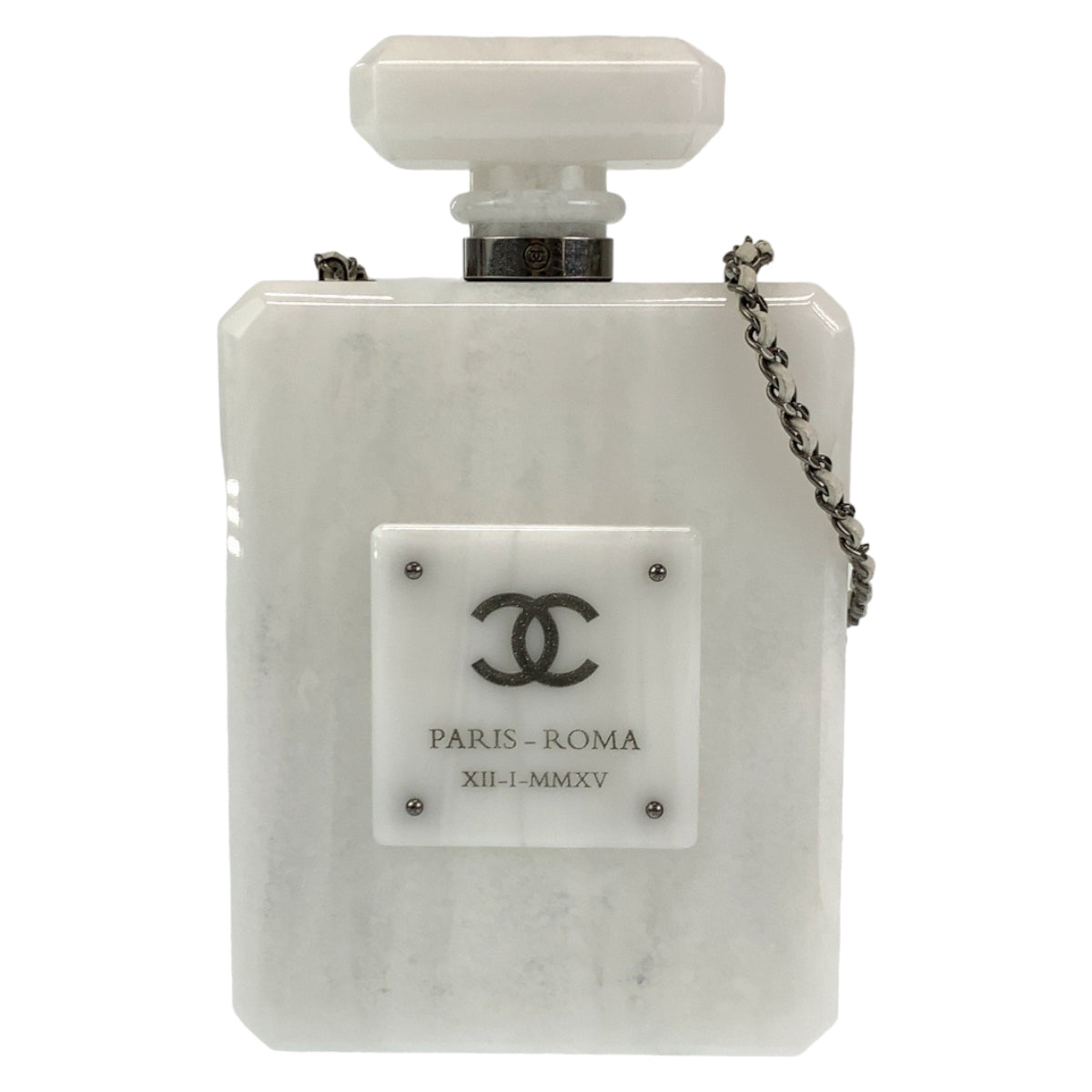 Chanel Marble Pattern 2016 Paris-Roma N°5 Perfume Bottle Mini Bag in Great Condition