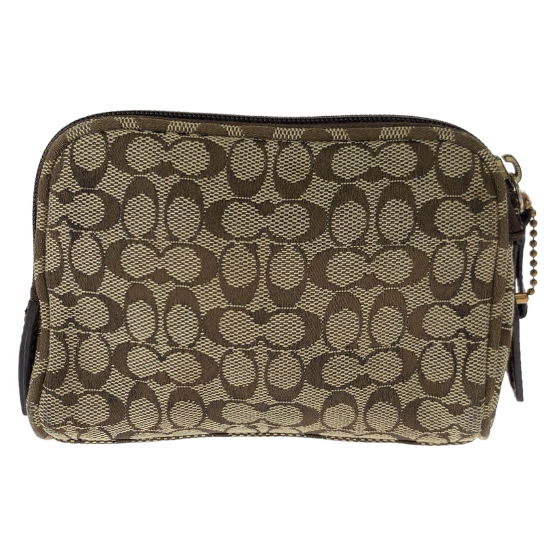 Coach Mini Signature Canvas Enamel Pouch