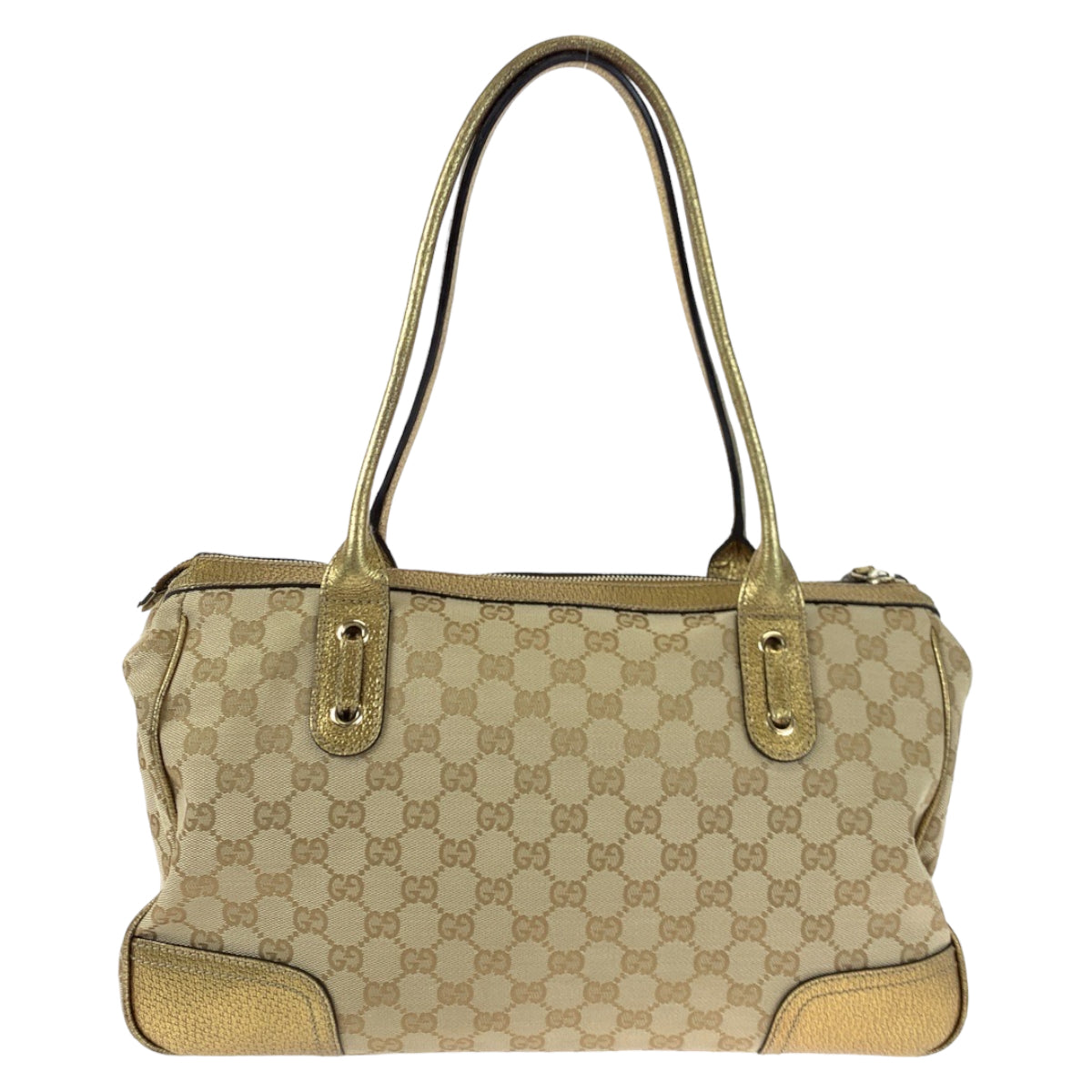 Gucci Princy GG Canvas Leather Tote Bag