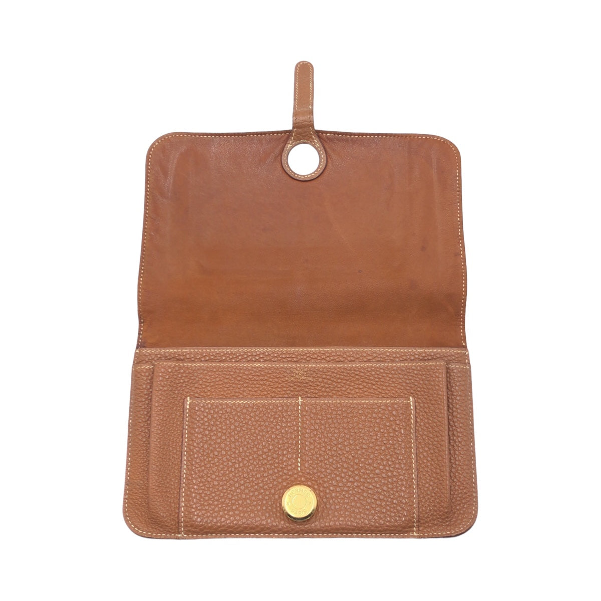 Hermes Dogon GM Long Wallet Brown