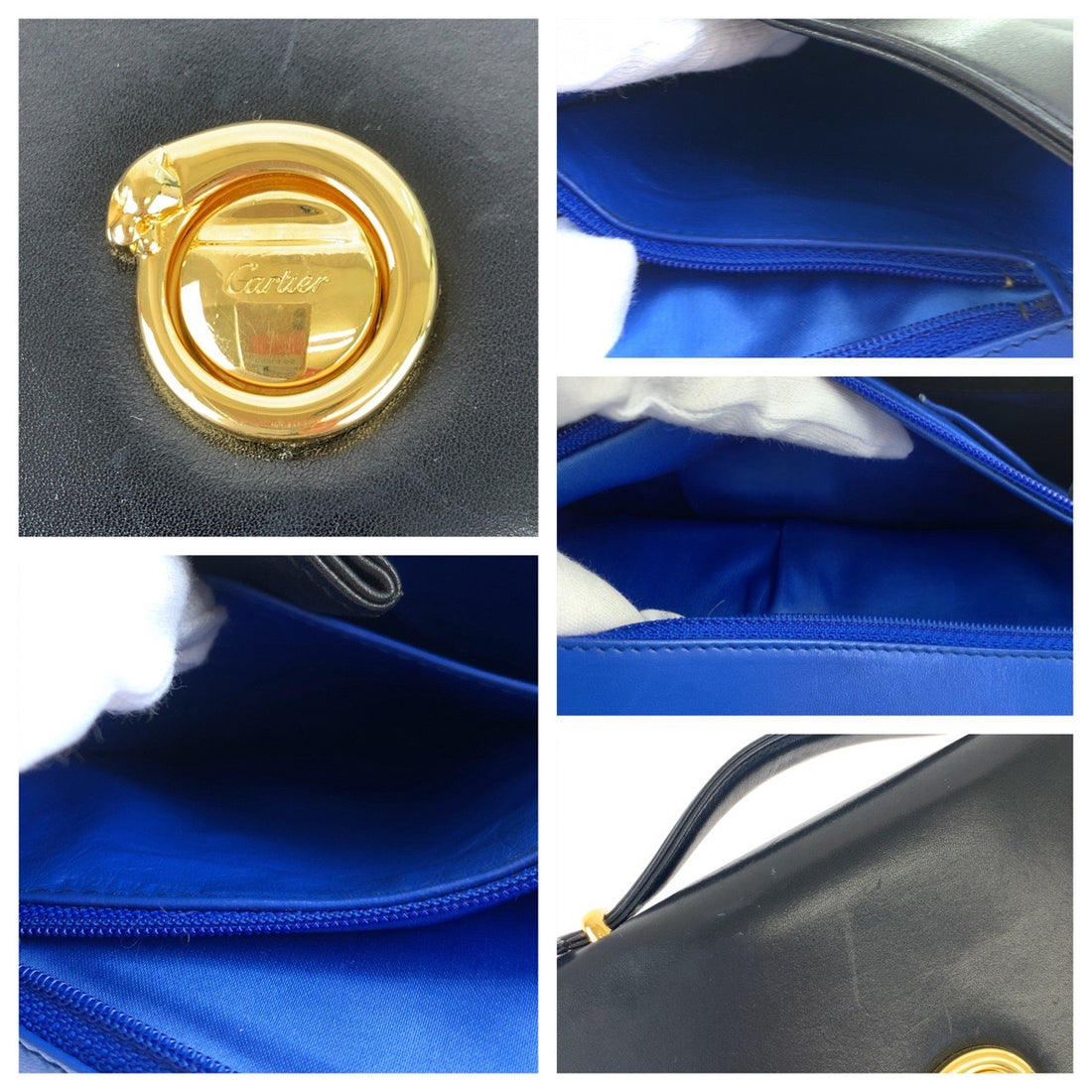 Cartier Panthere Leather Briefcase