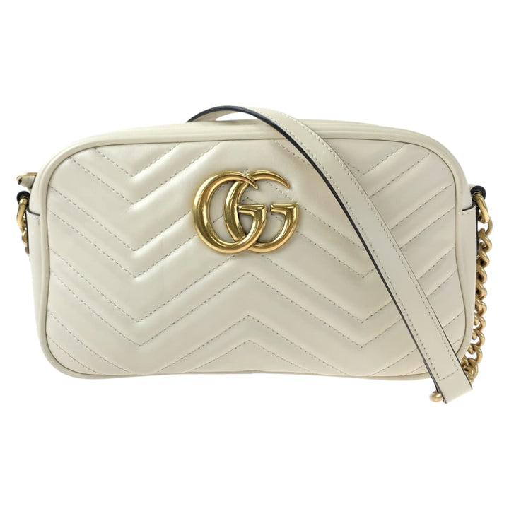 Gucci GG Marmont Leather Shoulder Bag in Very Good Condition