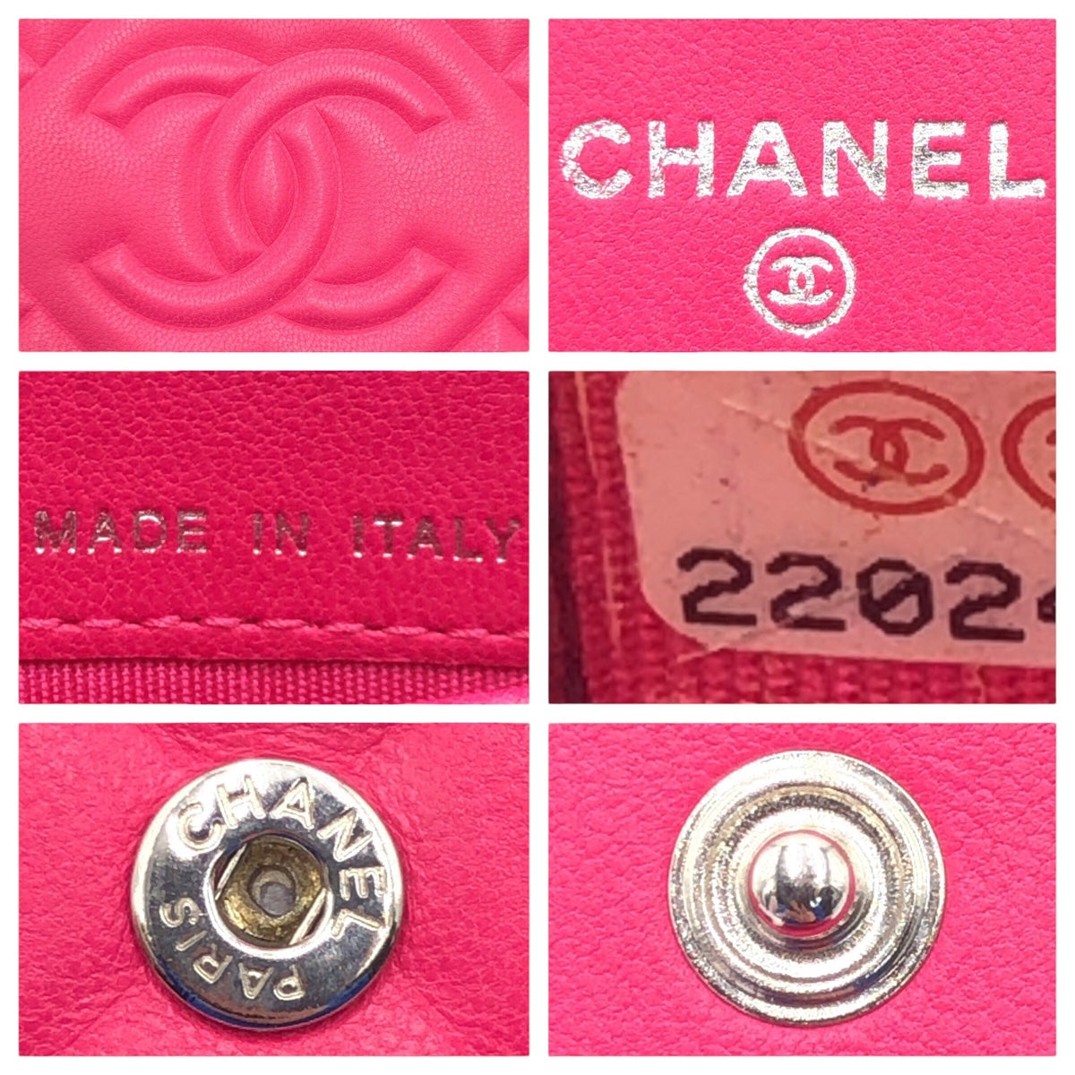 Chanel Matelasse Lambskin Long Wallet in Very Good Condition