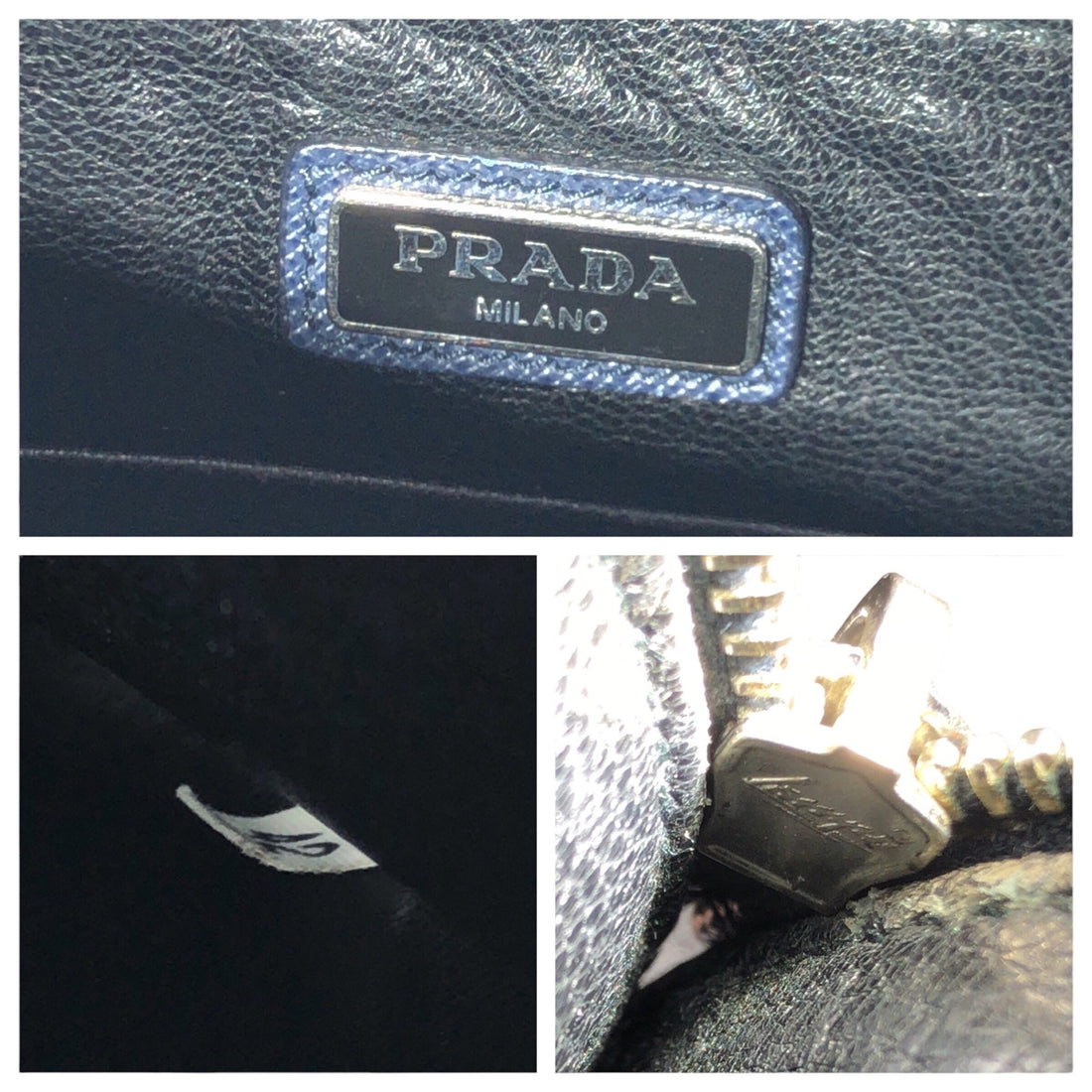 Prada Saffiano Leather Racing Car Pouch