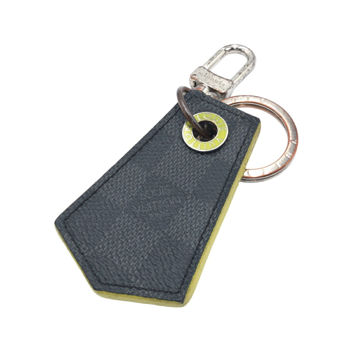 Louis Vuitton Damier Graphite Key Holder Keychain M67215 in Very Good Condition