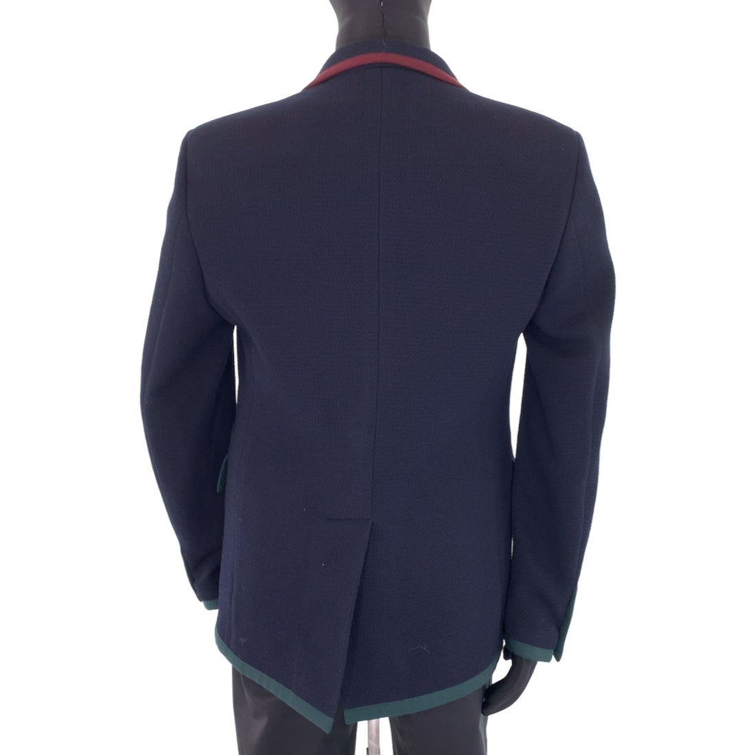 Gucci Wool Logo Emblem Button Tailored Jacket