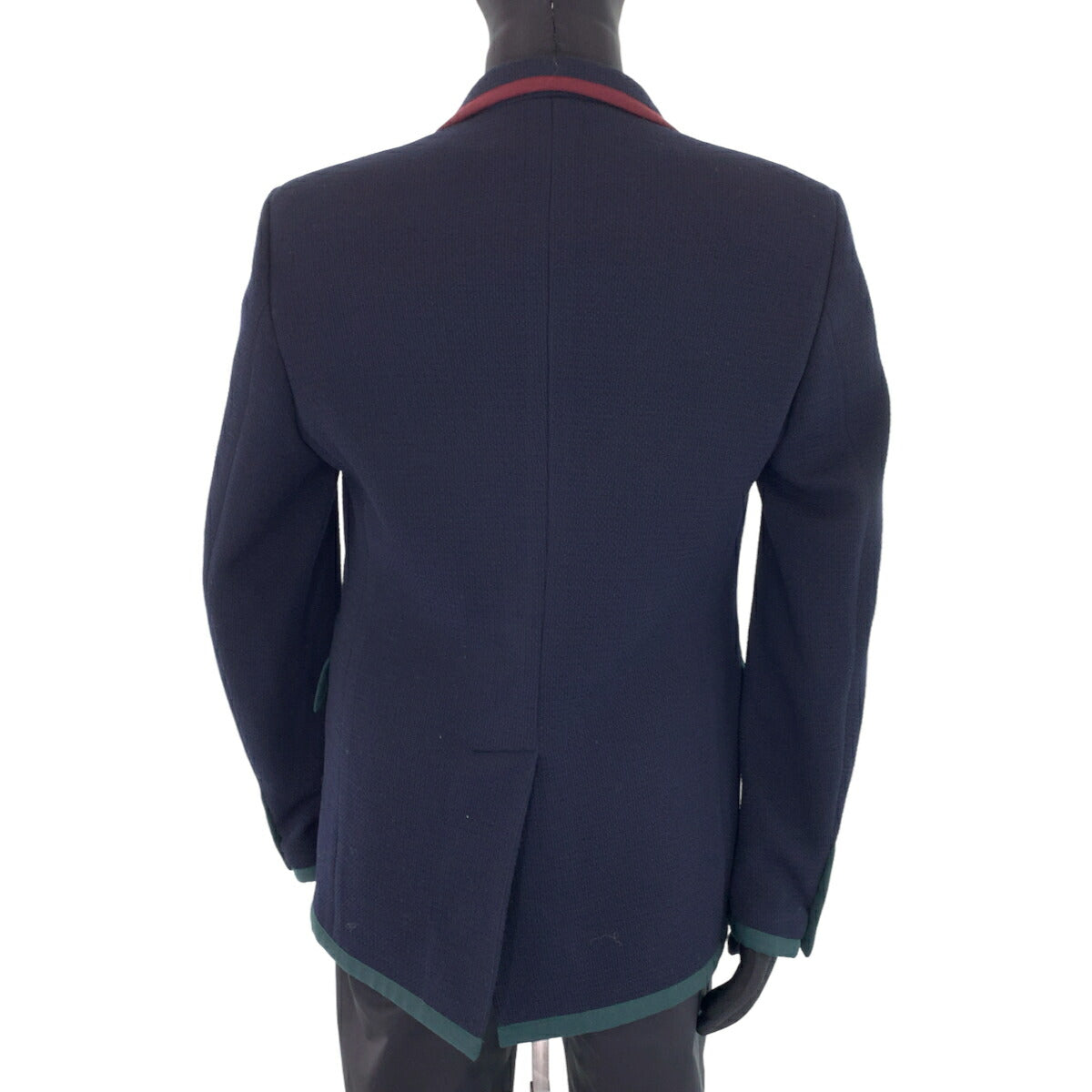 Gucci Wool Logo Button Tailored Jacket