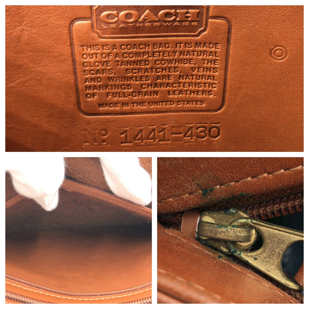 Coach Leather Old Coach Handbag Tote in Very Good Condition