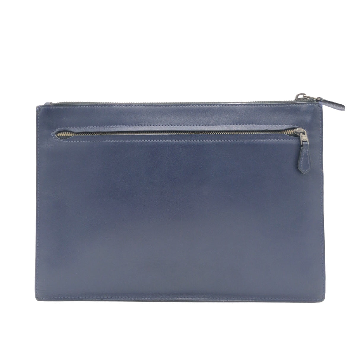 Coach Leather Clutch Bag Navy 38150