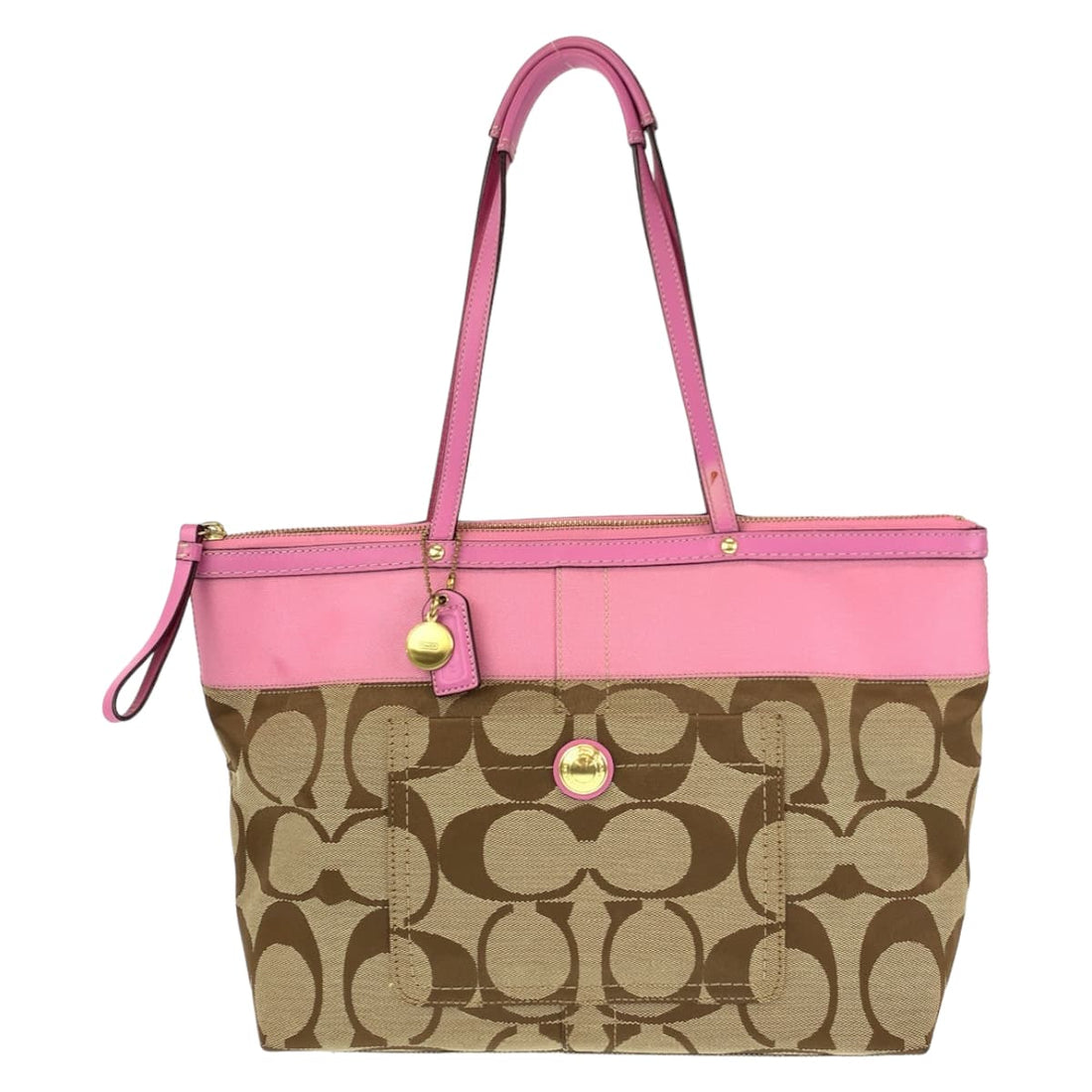 Coach Signature Canvas Tote Bag 11691