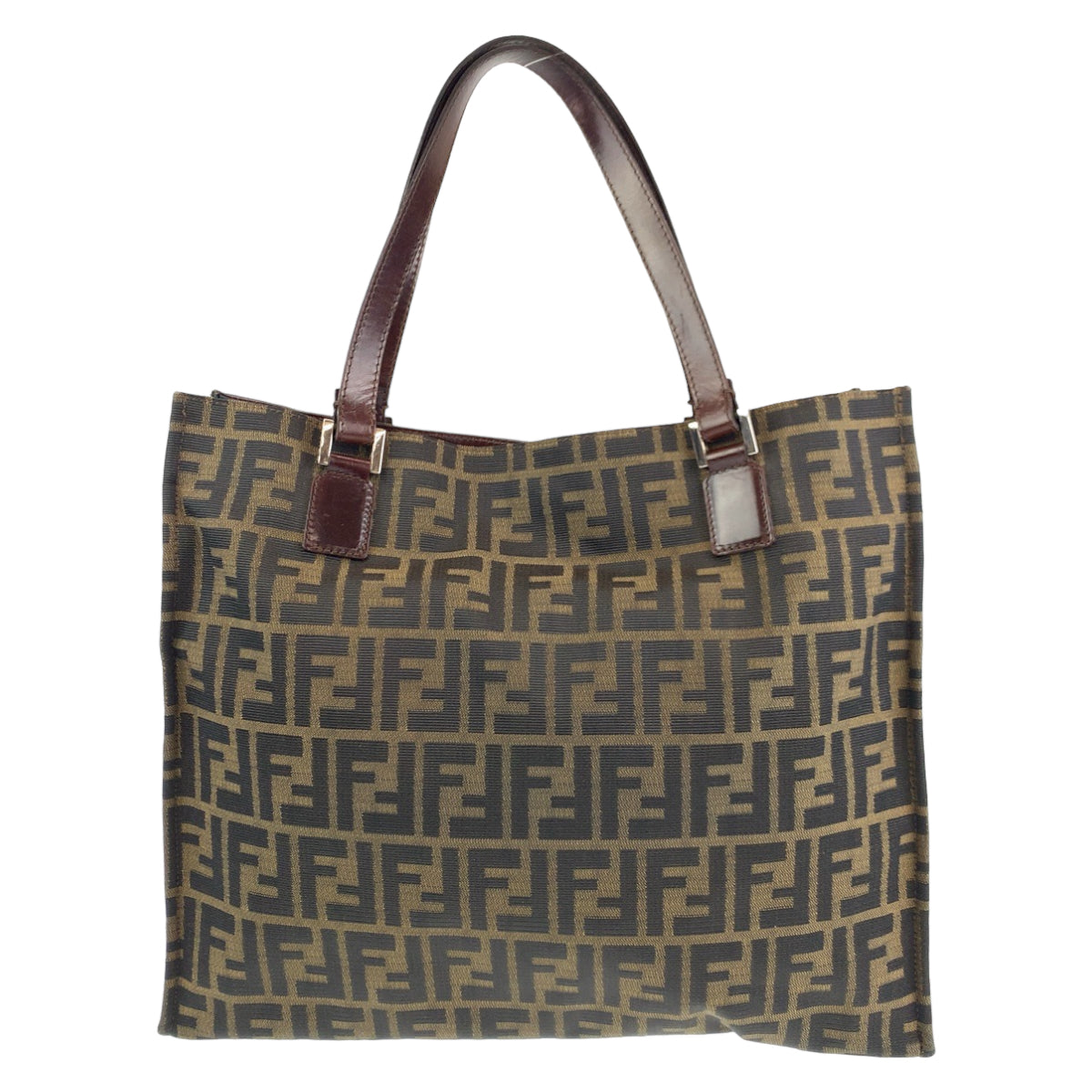 Fendi Vintage Zucca Canvas Tote Bag