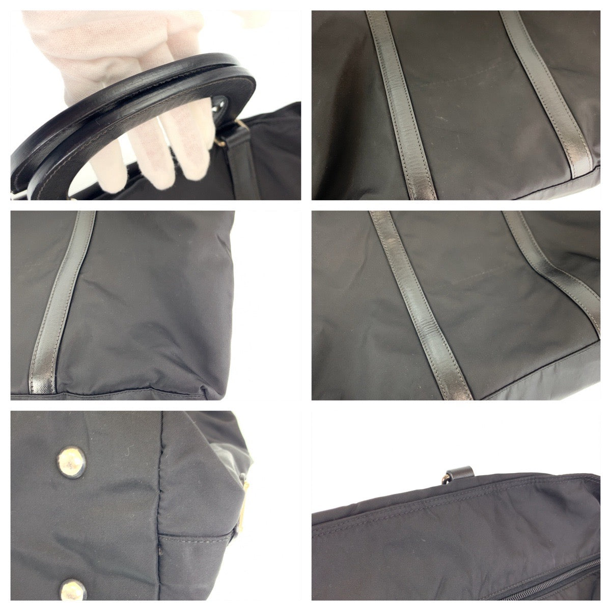 Prada Nylon Tessuto Tote Handbag