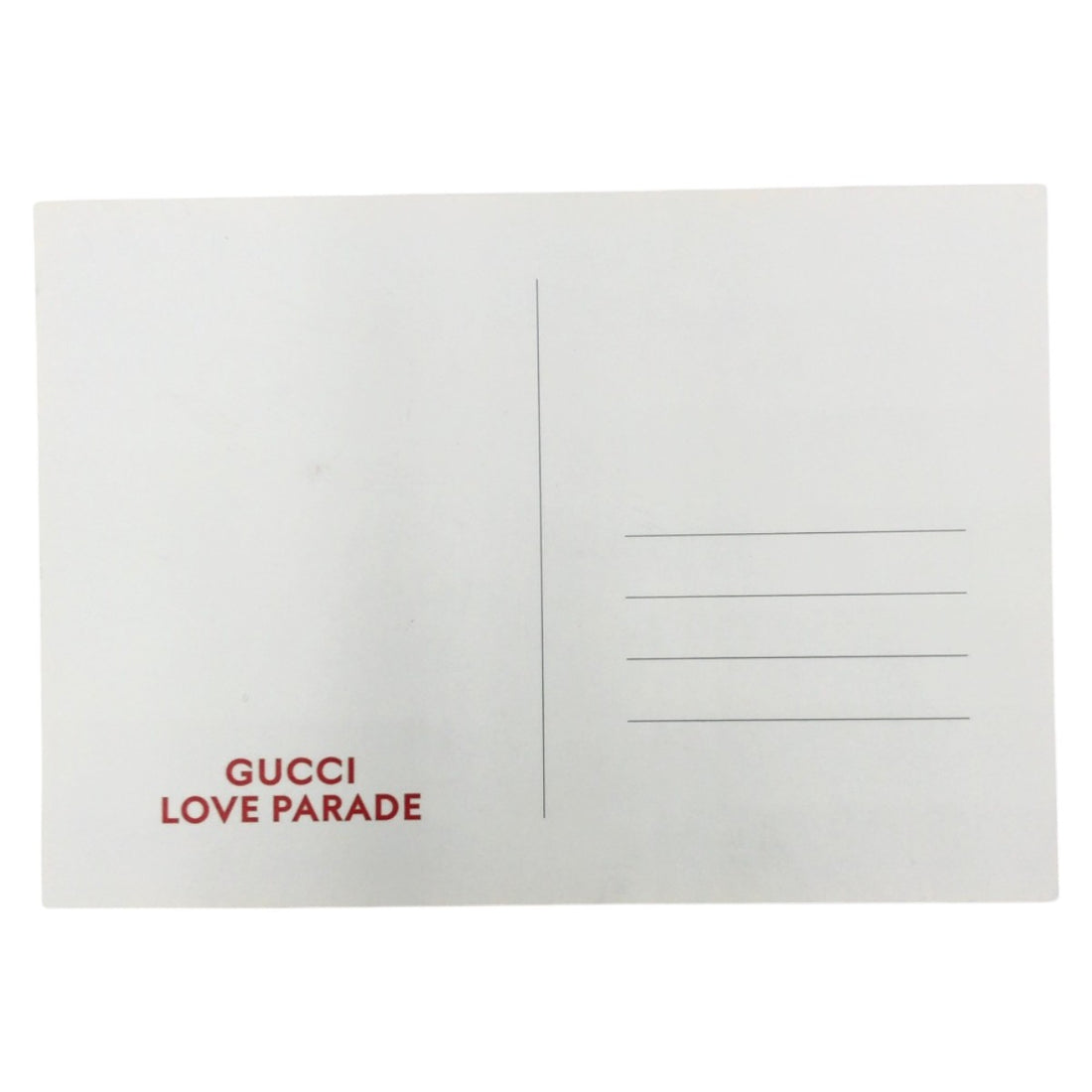 Gucci LOVE PARADE Black Notebook Postcard Set