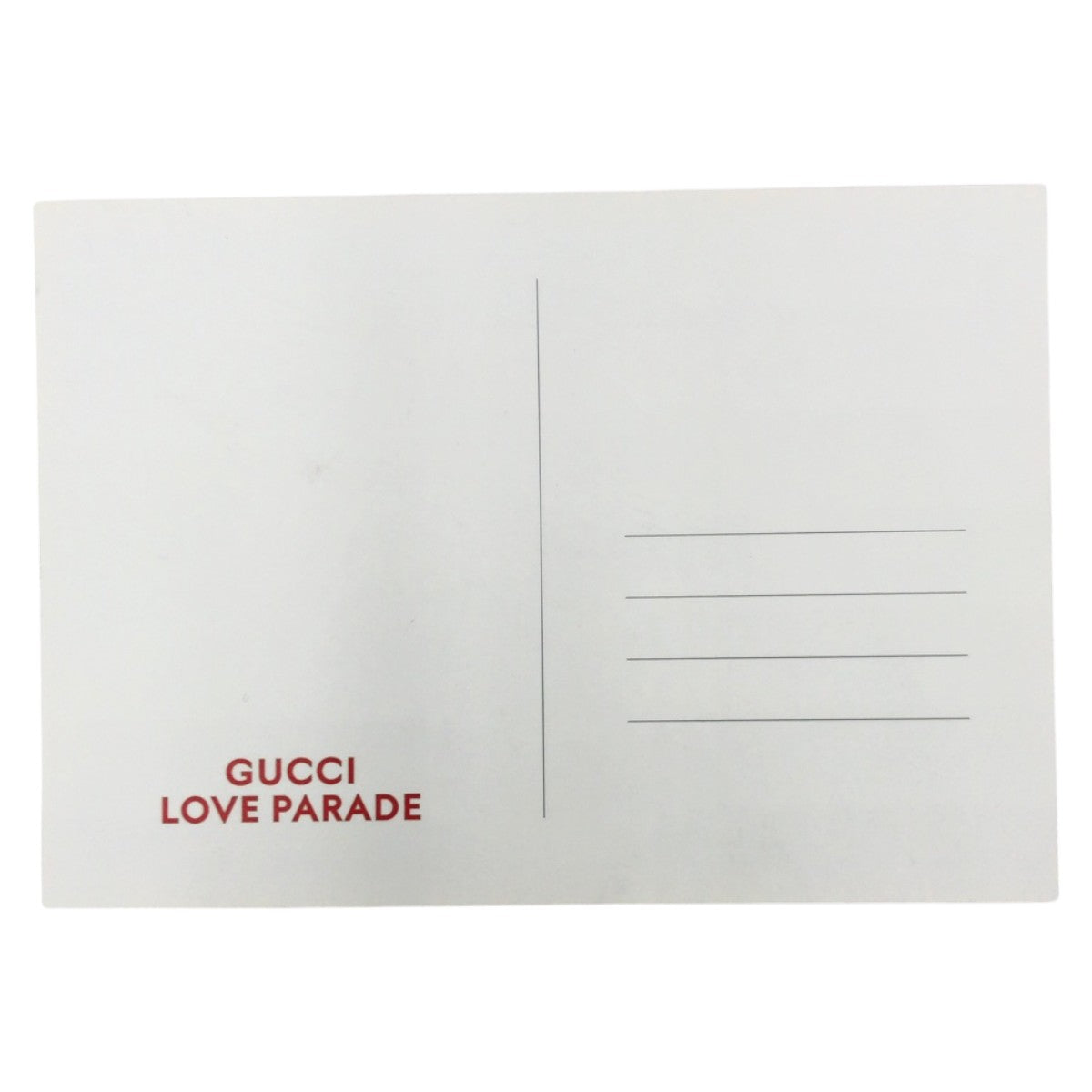 Gucci LOVE PARADE Black Paper Notebook Postcard Set 405250 in Very Good Condition