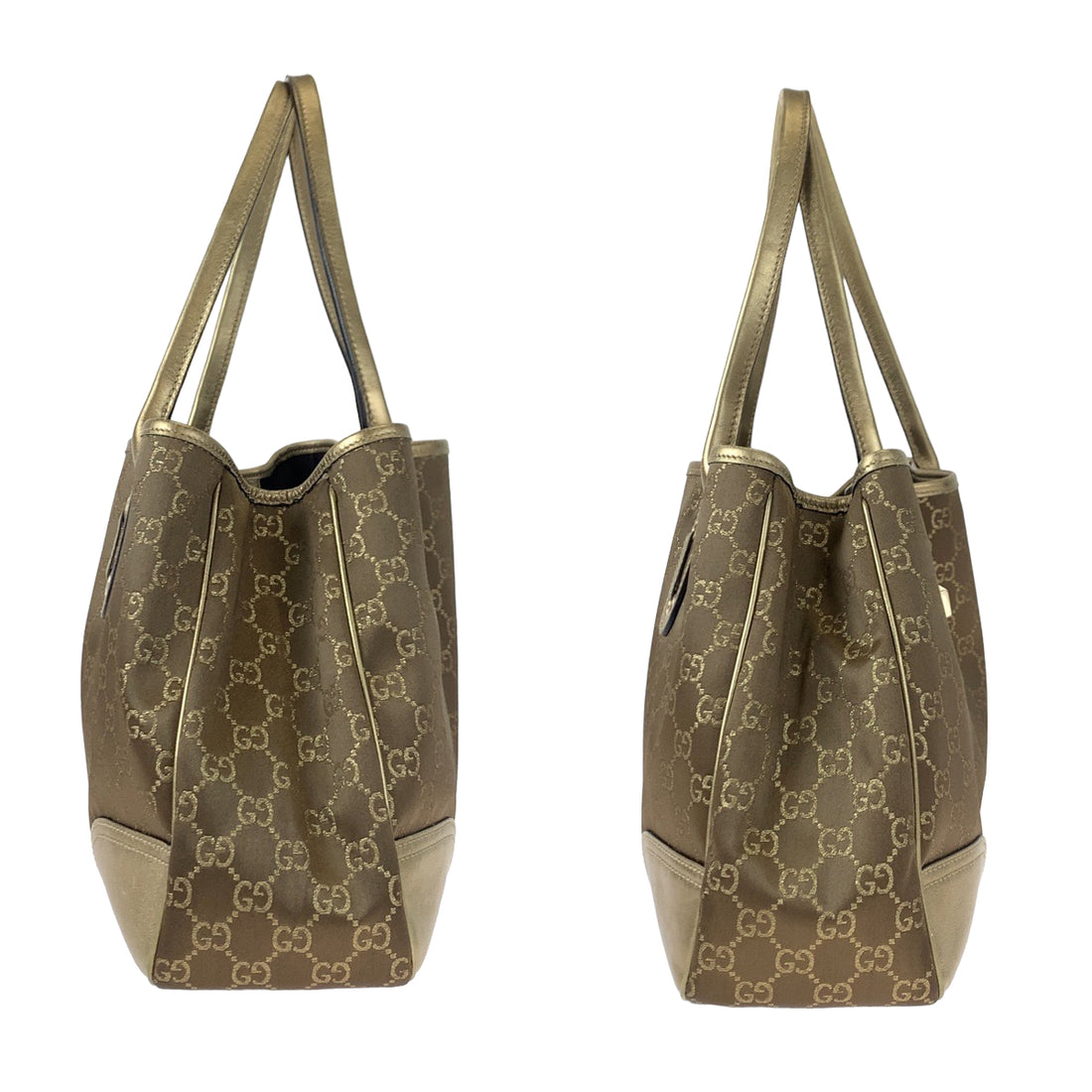 Gucci Princy GG Canvas Leather Tote Bag