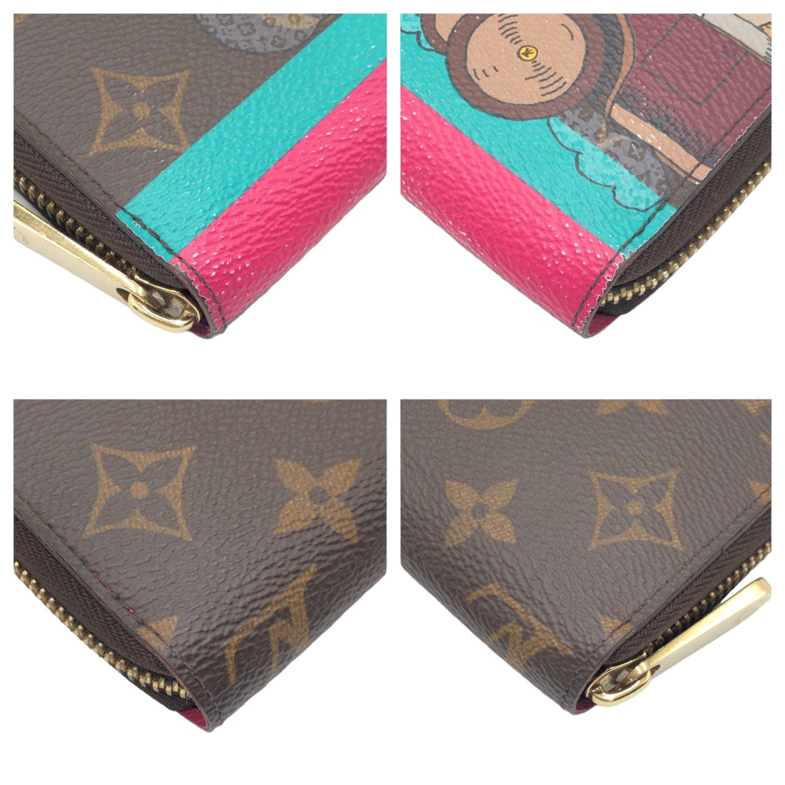 Louis Vuitton Monogram Evasion Zippy Wallet