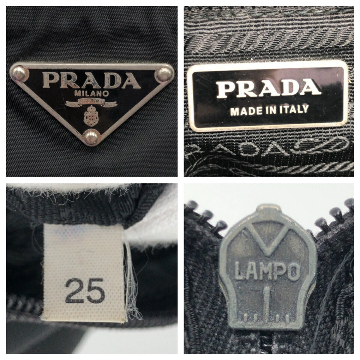 Prada Nylon Tessuto Triangle Logo Shoulder Bag