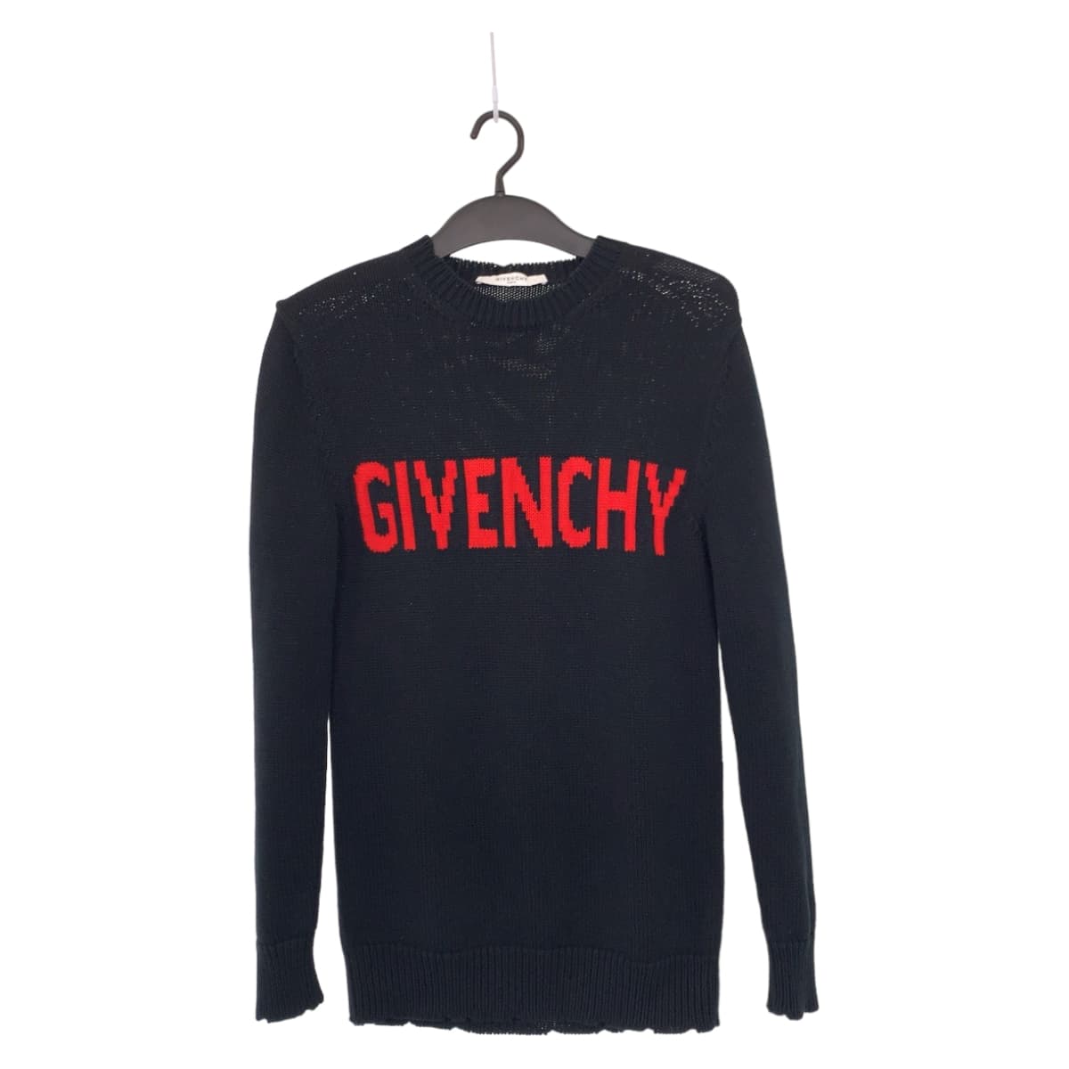 Givenchy Black Knit Sweater Size S in Very Good Condition